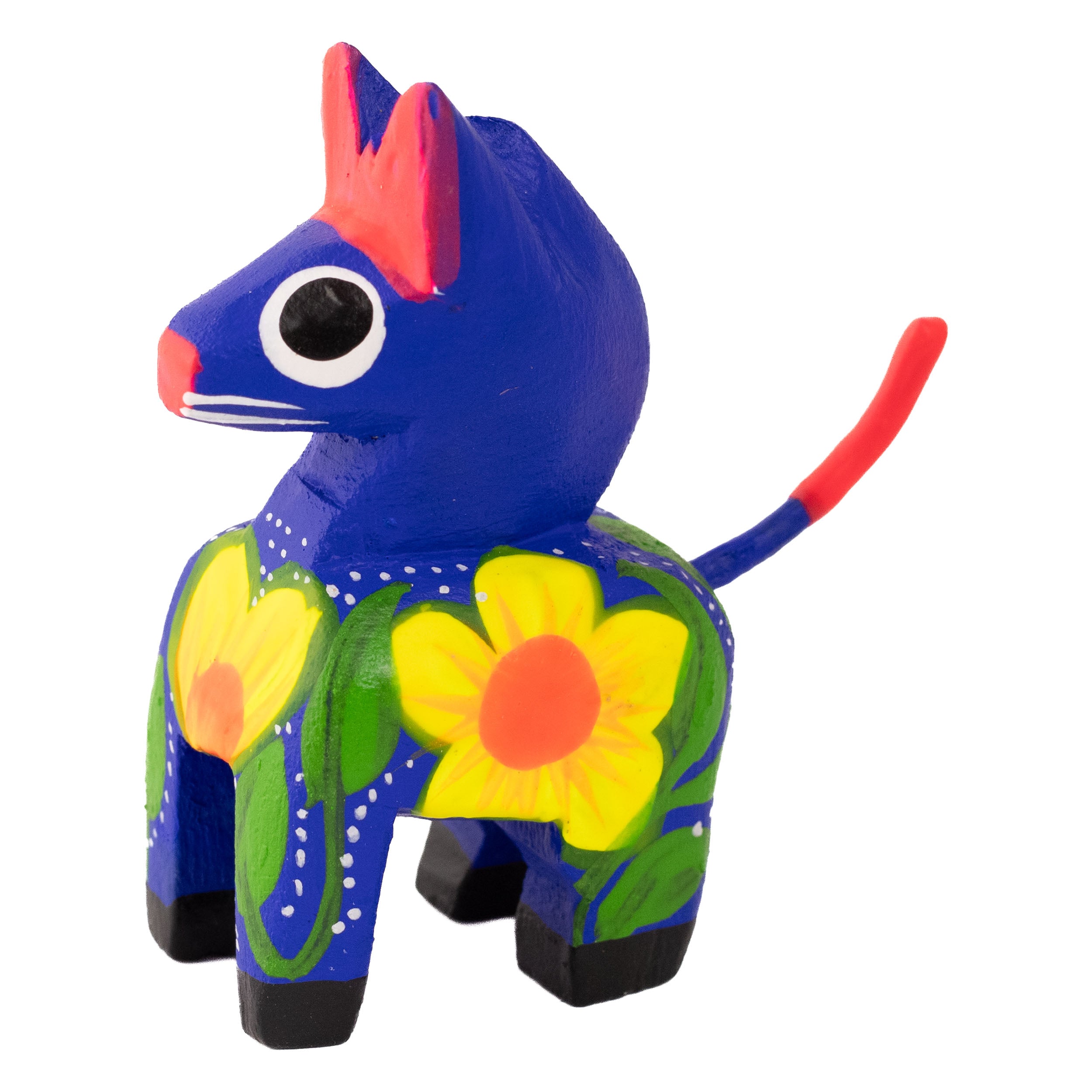 Hand Painted Horse Wooden Figurine