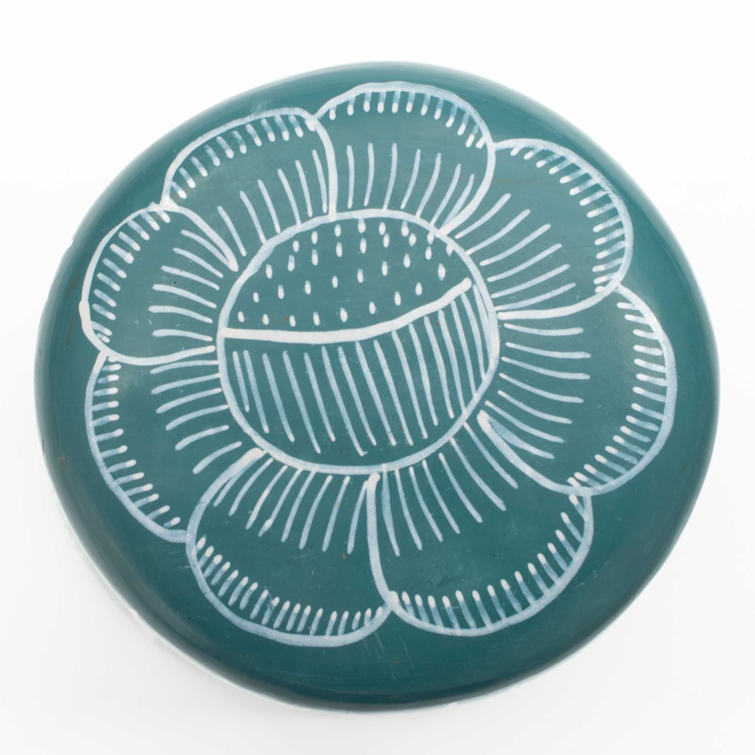 Huancito Hand-Painted Lineas Clay Cup