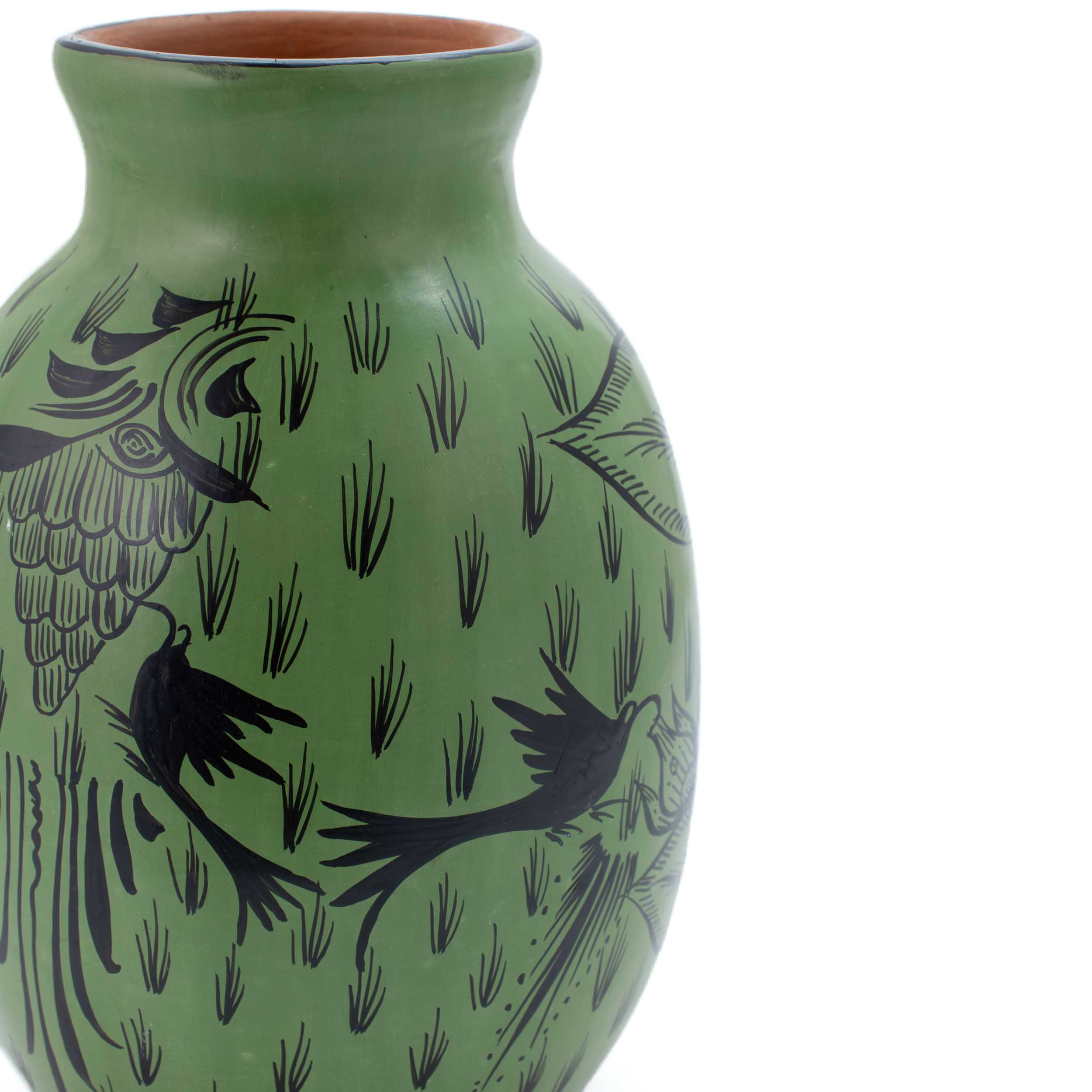 Huancito Hand-Painted Blooming Flower Vase