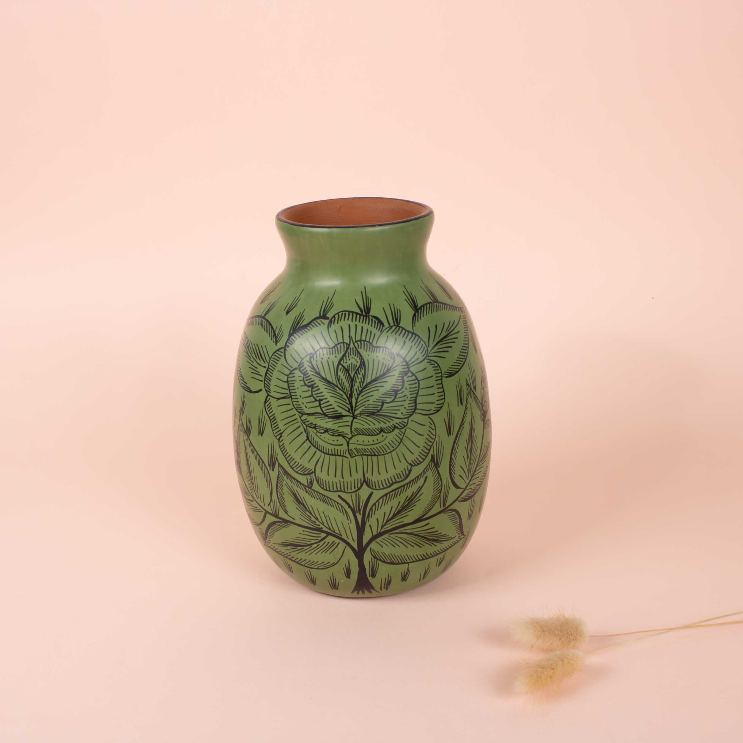 Huancito Hand-Painted Blooming Flower Vase