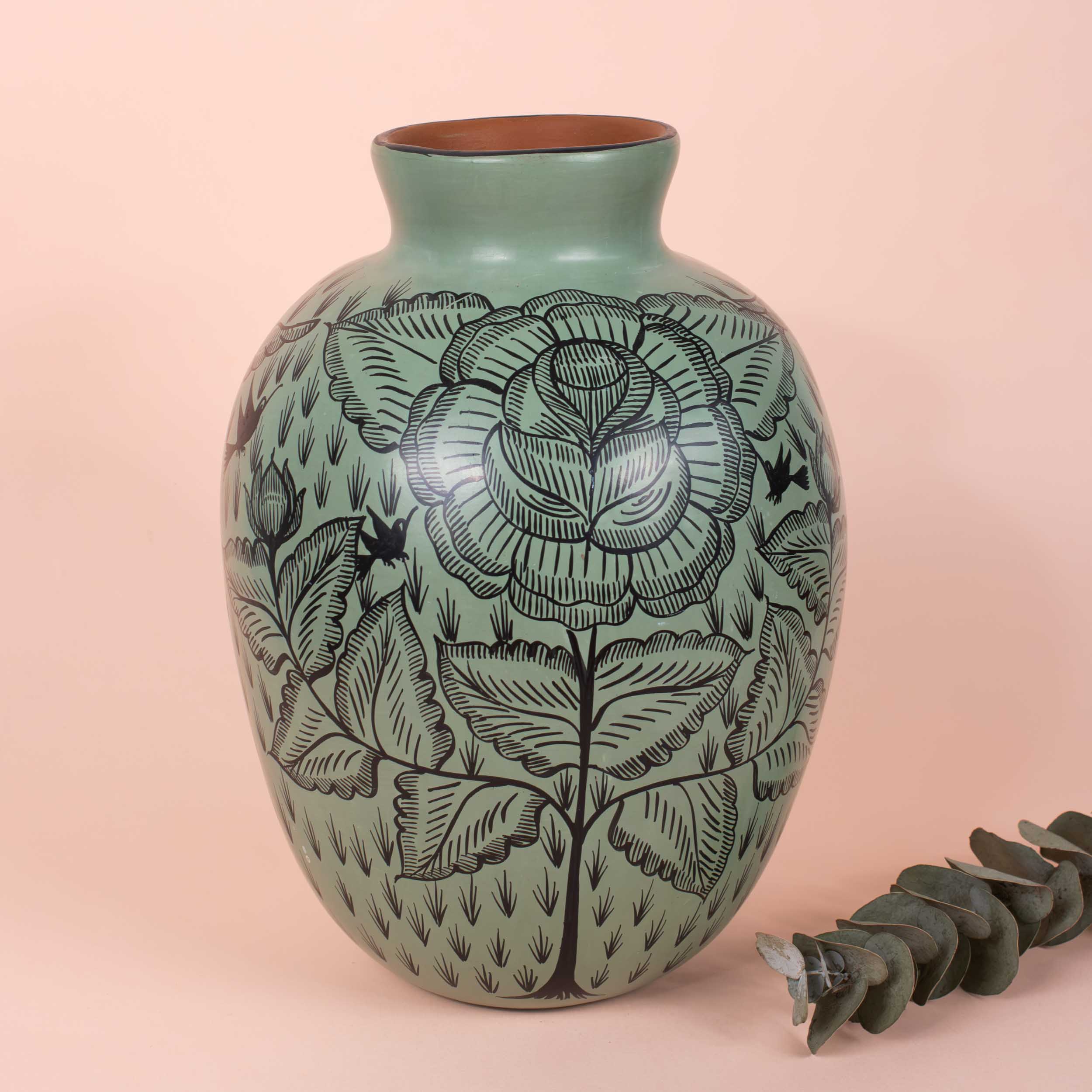Huancito Large Oval Vase