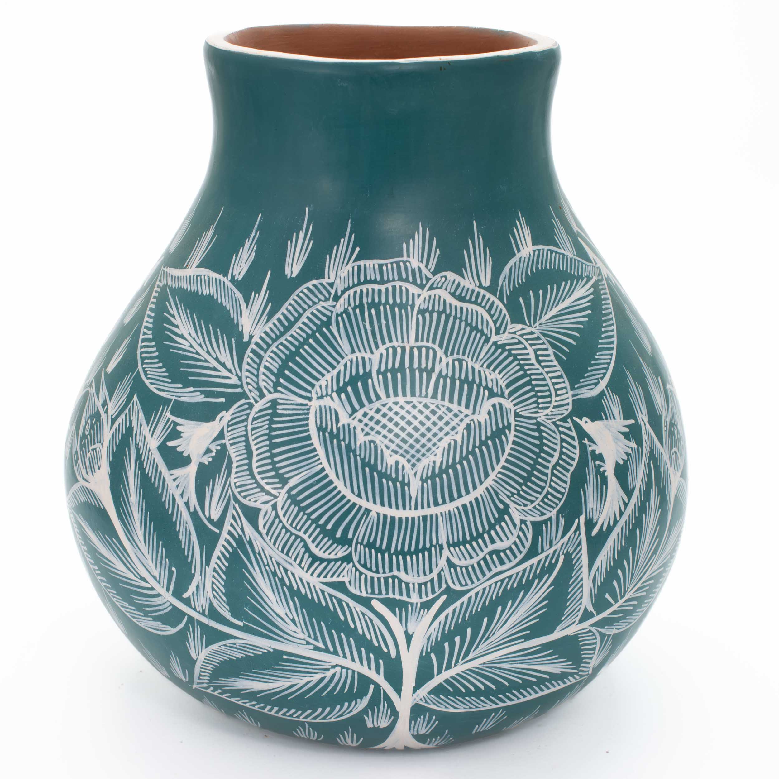 Huancito Short Round Plump Floral Vase