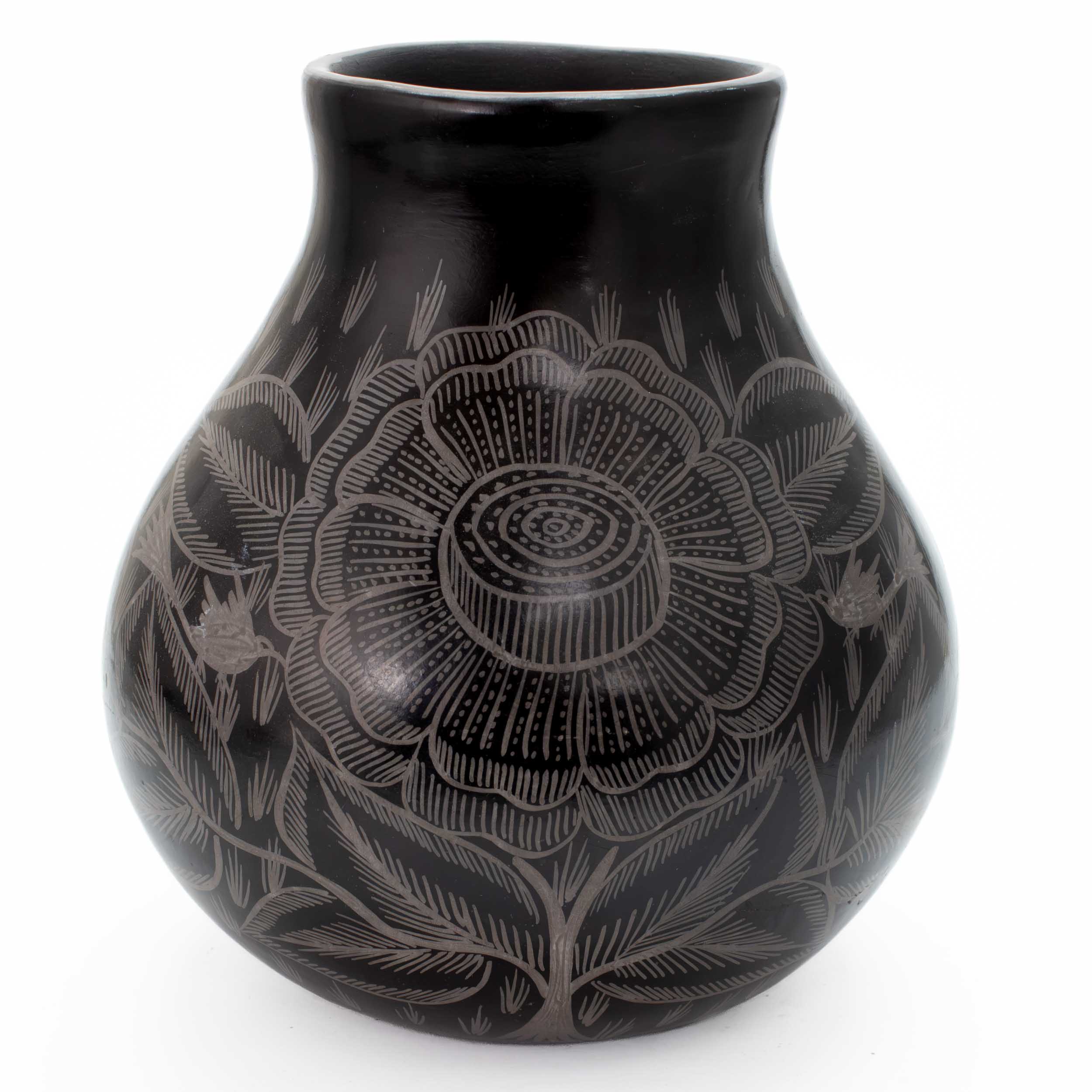Huancito Short Round Plump Floral Vase