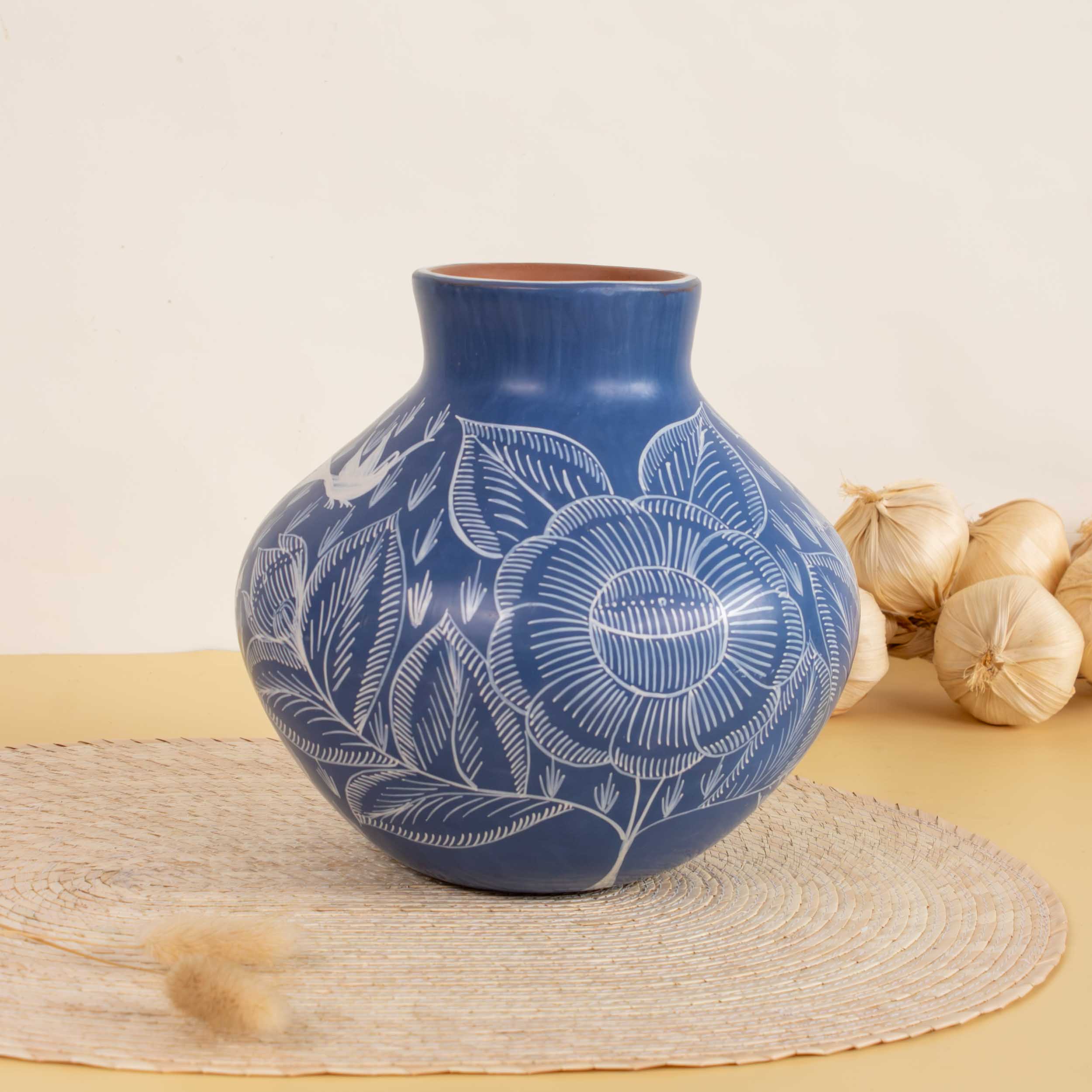 Huancito Floral Orb Short Vase