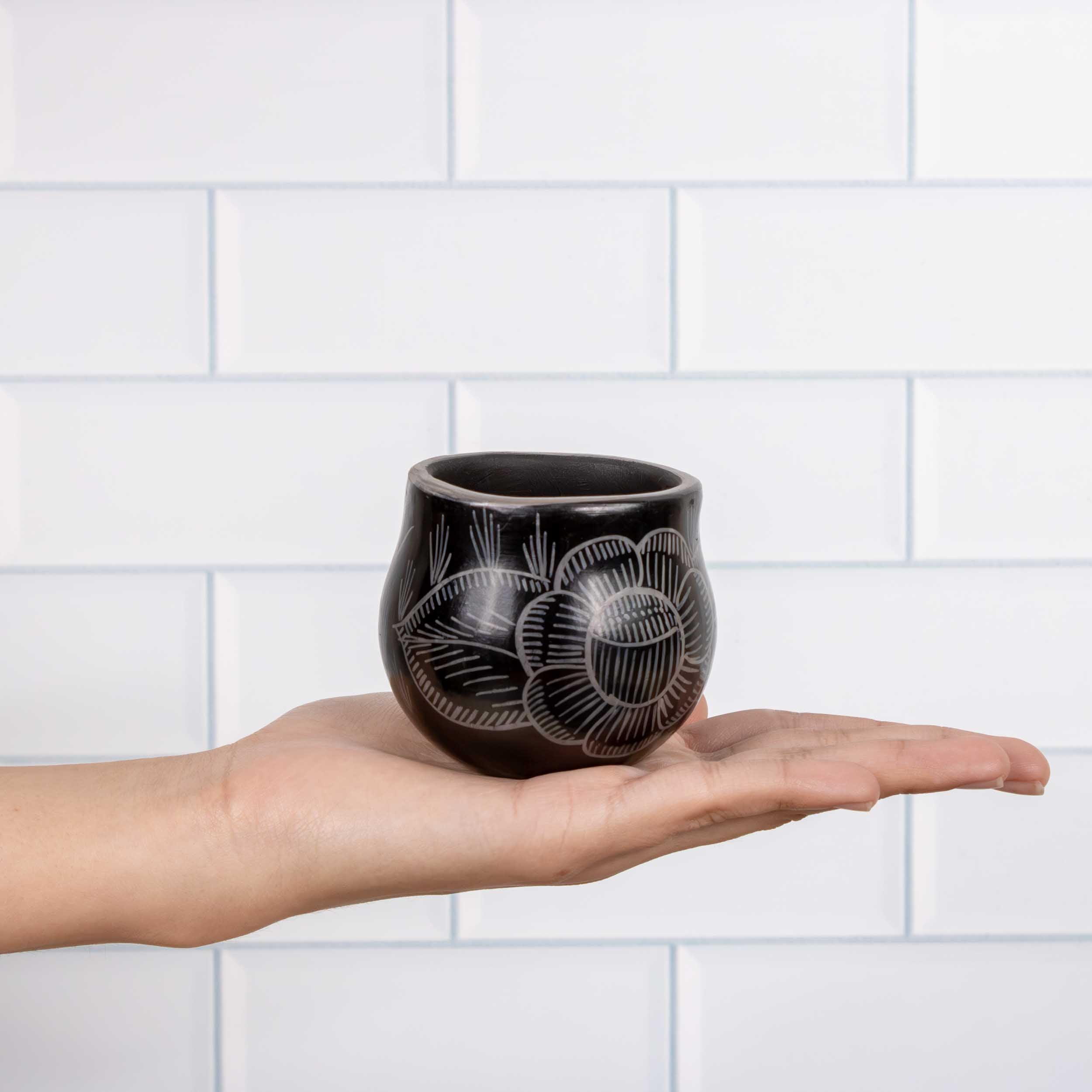 Huancito Floral Shot Glass