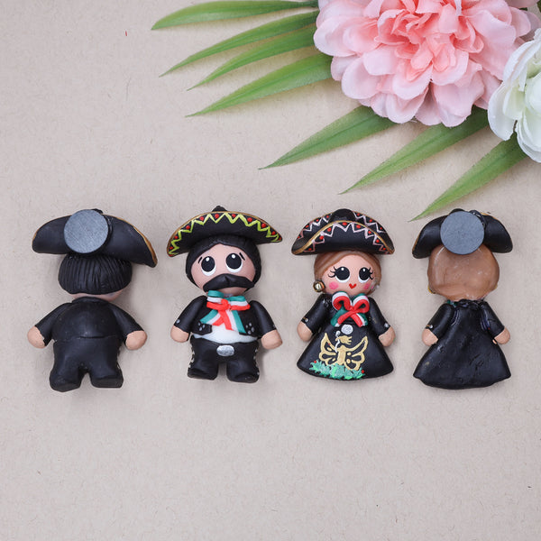 Cold Porcelain Clay Mariachi Magnet