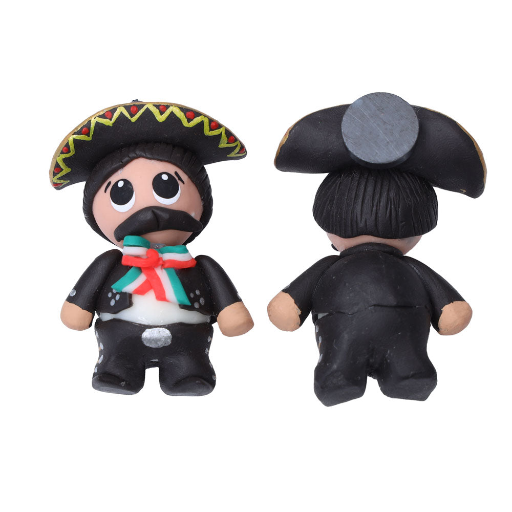 Cold Porcelain Clay Mariachi Magnet