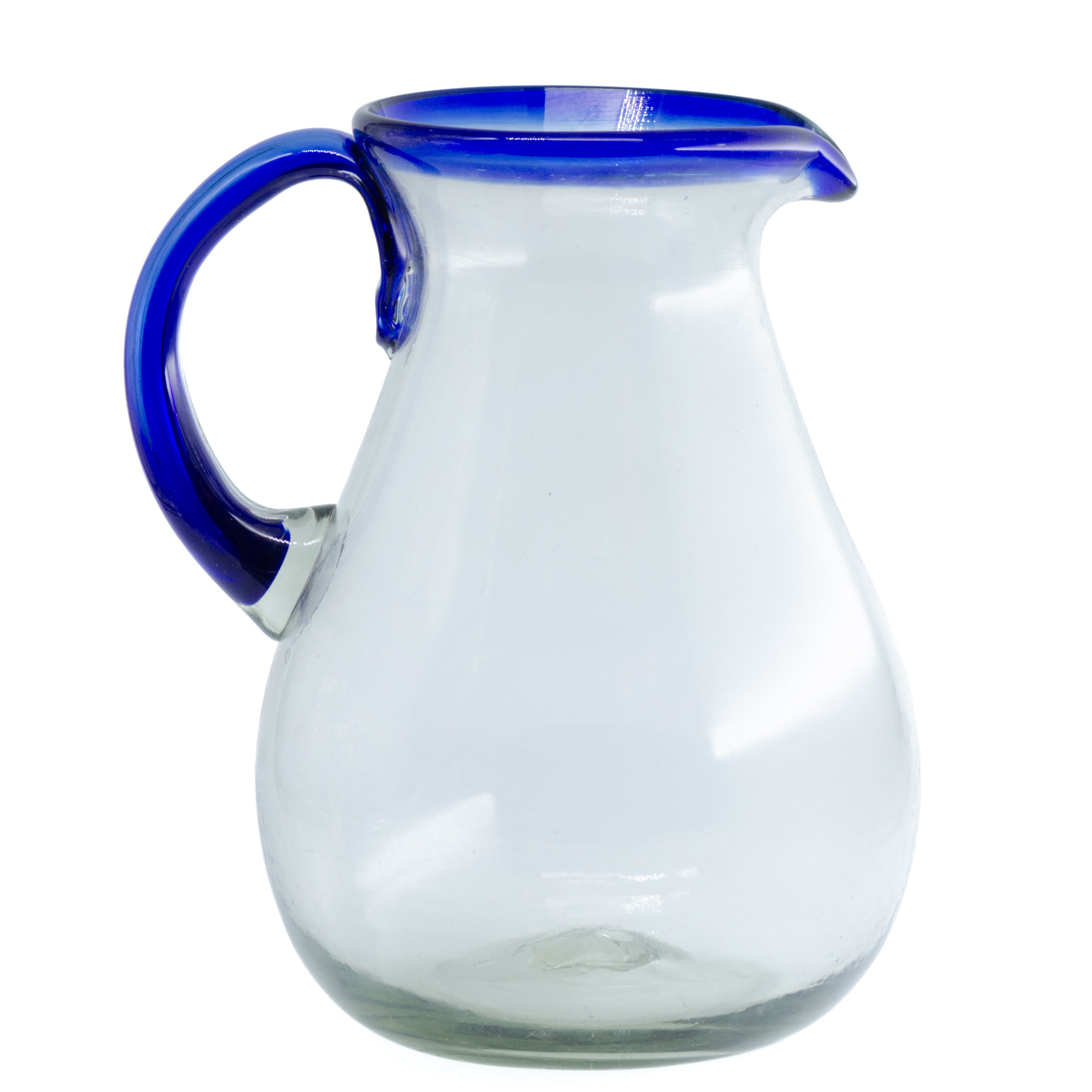 Tonalá Handblown Teardrop Glass Pitcher