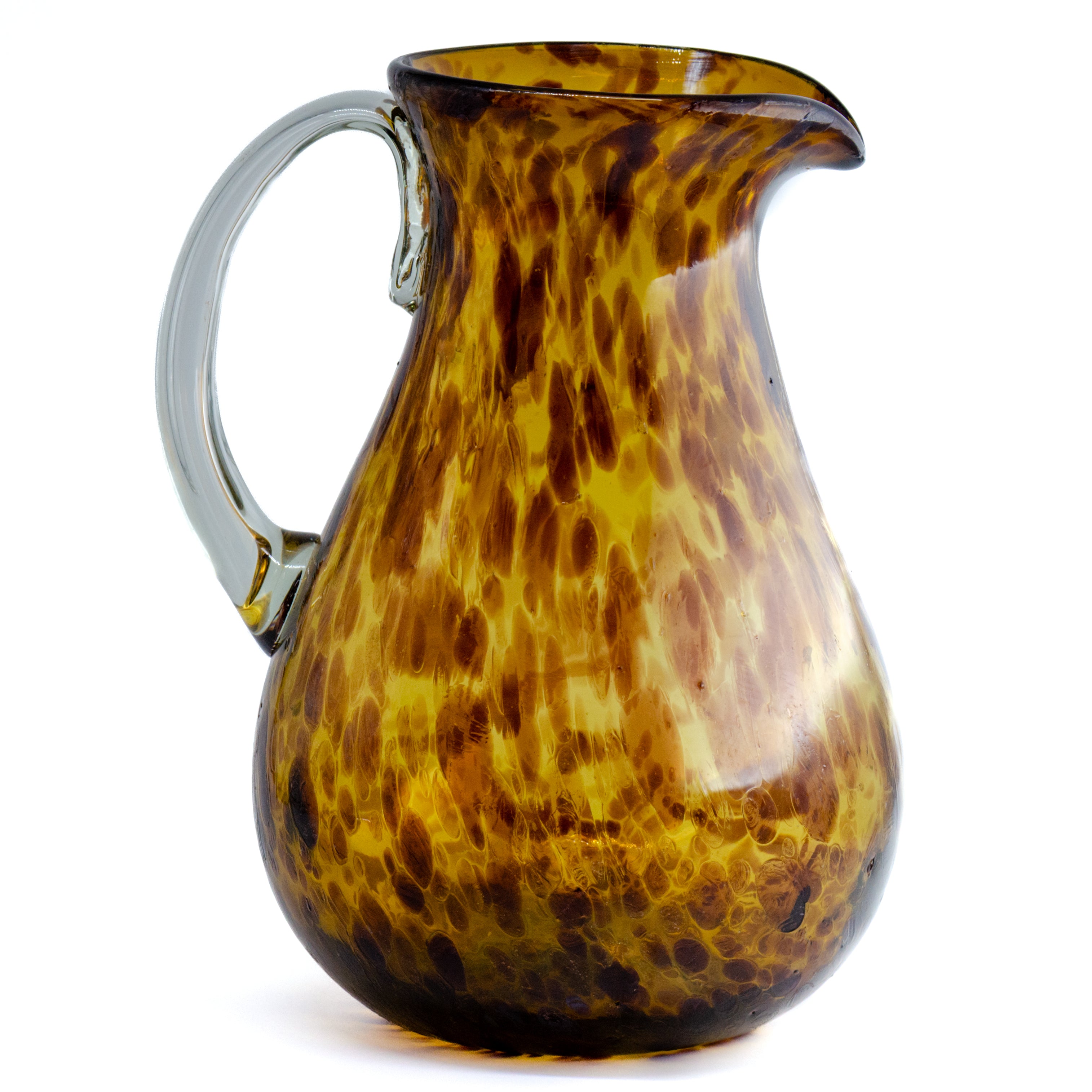 Tonalá Handblown Teardrop Glass Pitcher