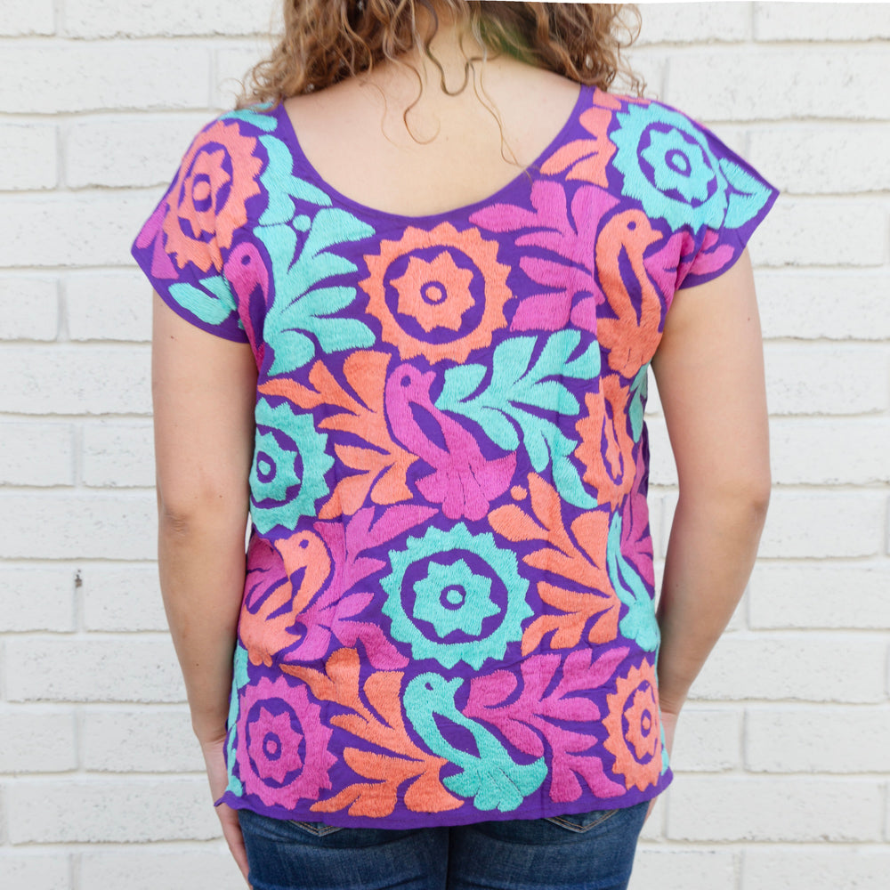 Jalapa Full Embroidery Huipil Blouse