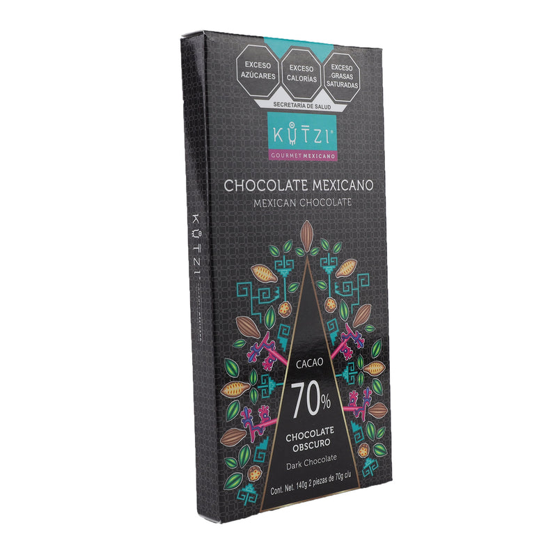 Dark Mexican Chocolate Bars, 70% Cacao