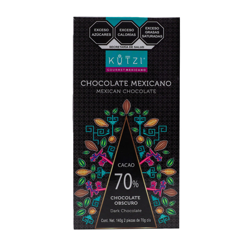 Dark Mexican Chocolate Bars, 70% Cacao