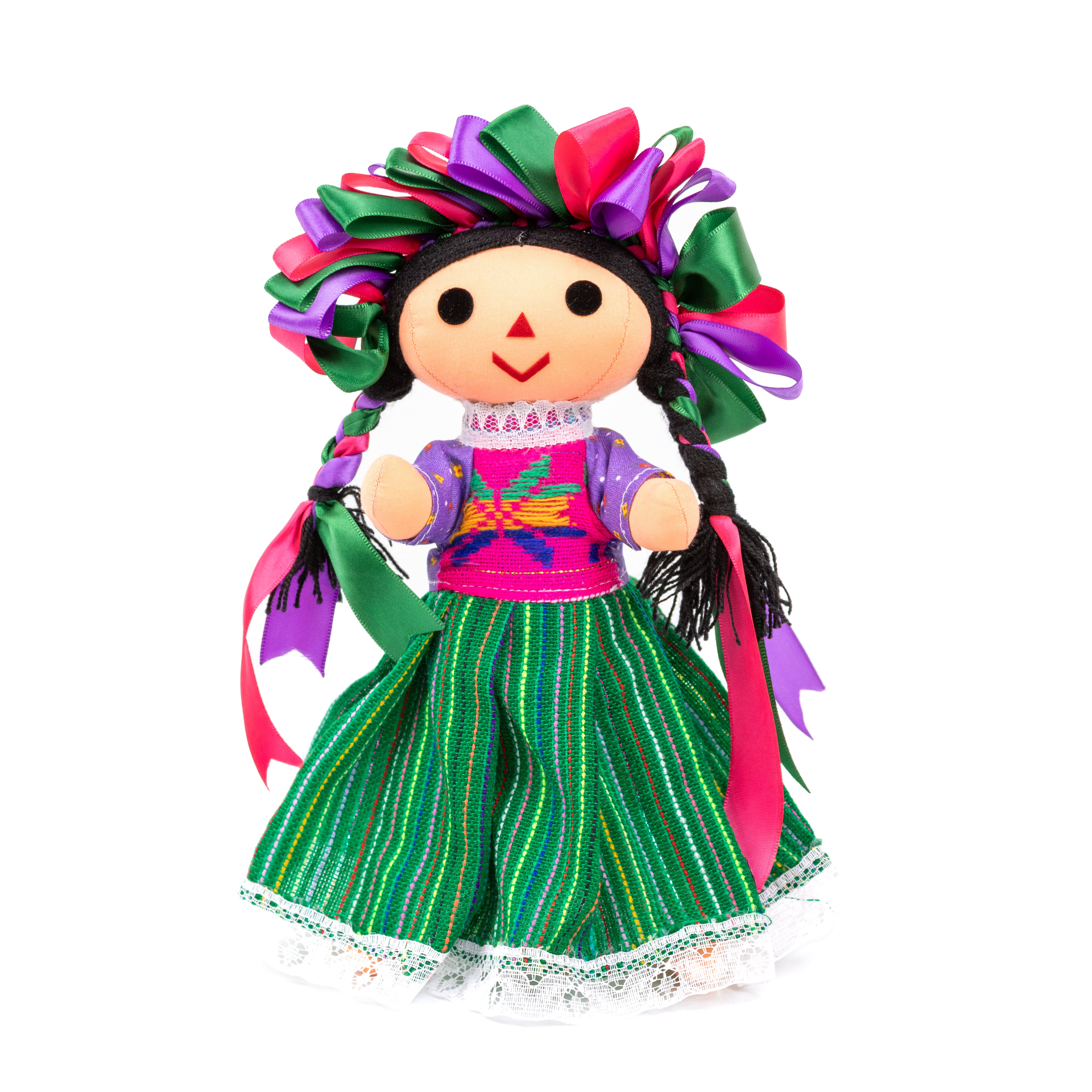 María Traditional Mexican Lelé Doll