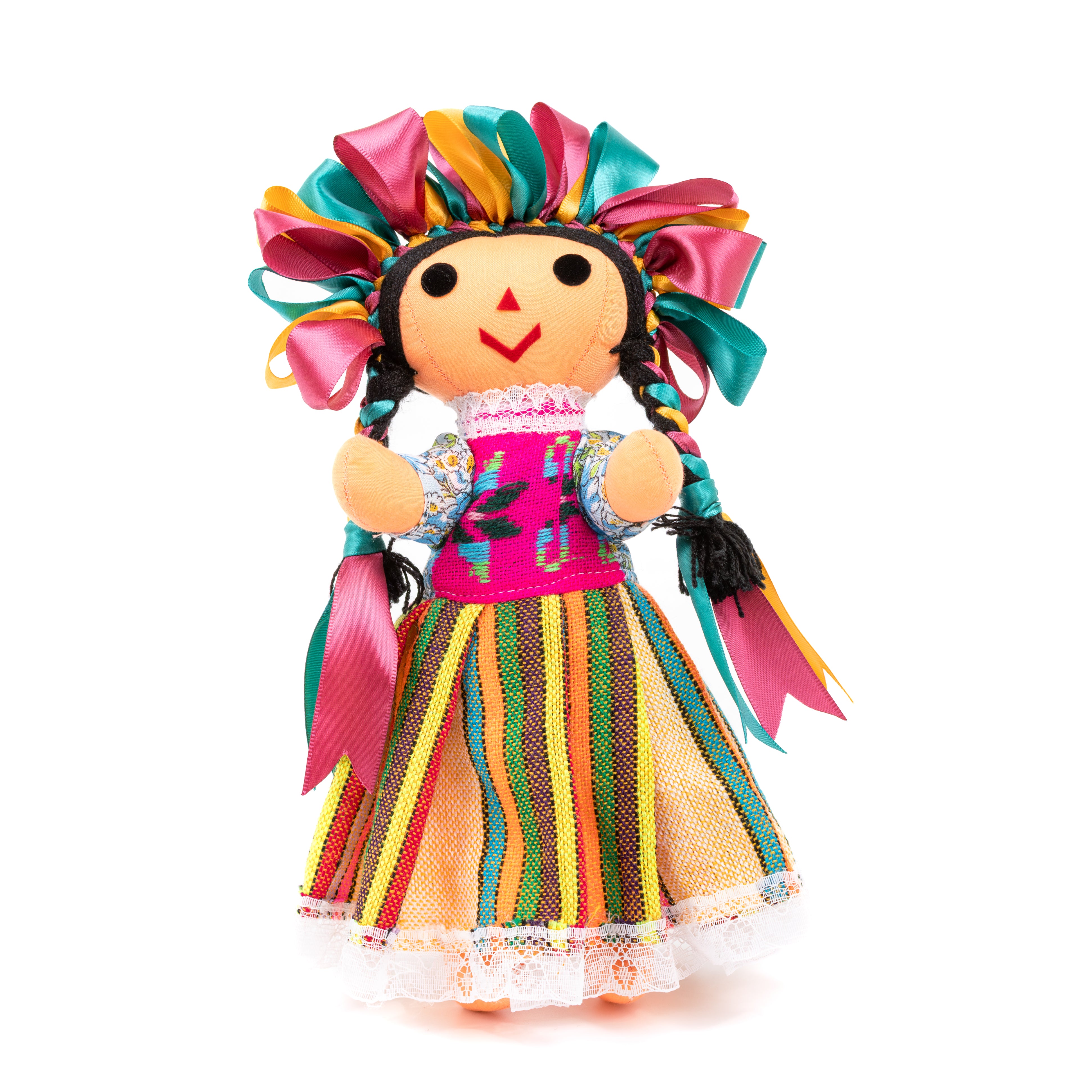María Traditional Mexican Lelé Doll