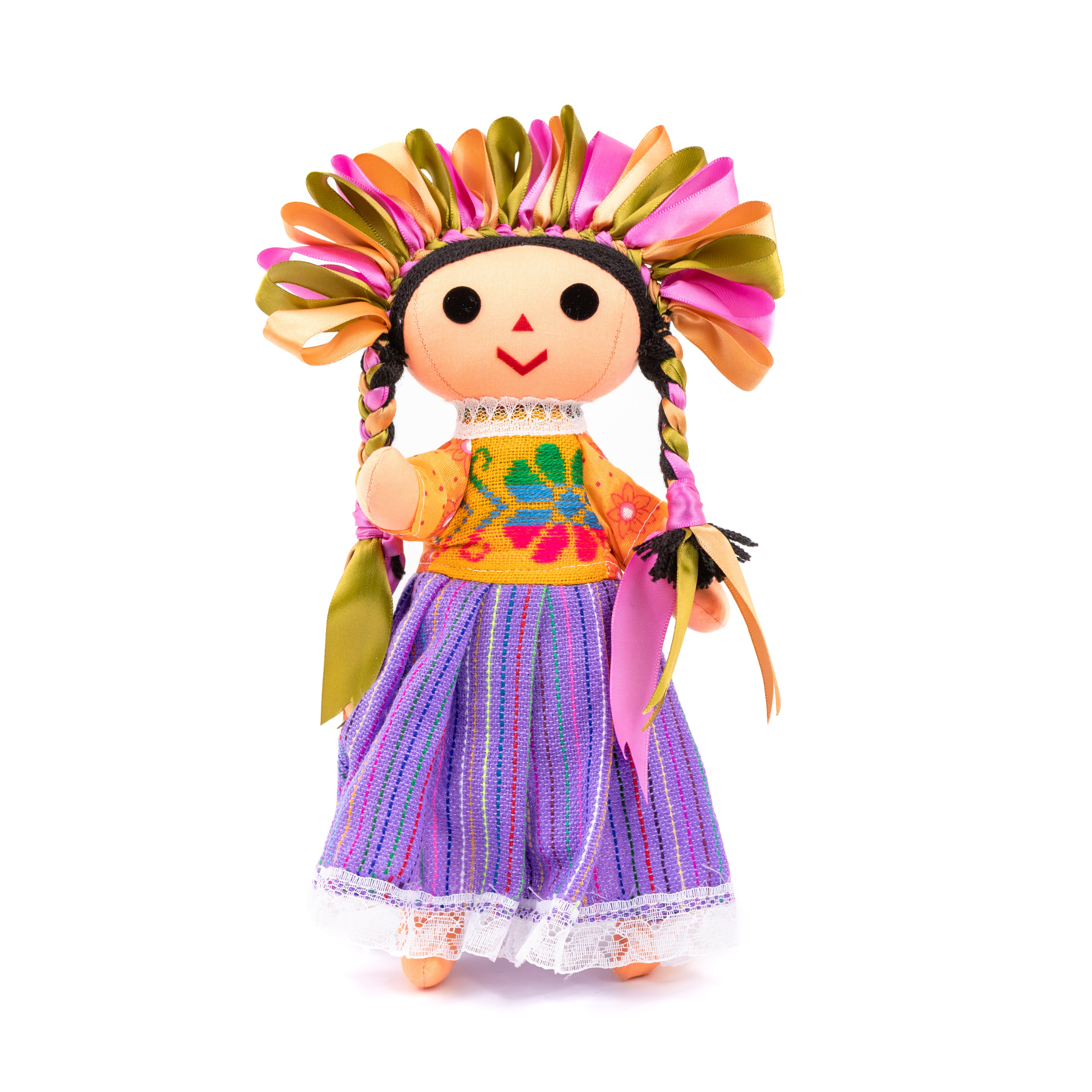 María Traditional Mexican Lelé Doll