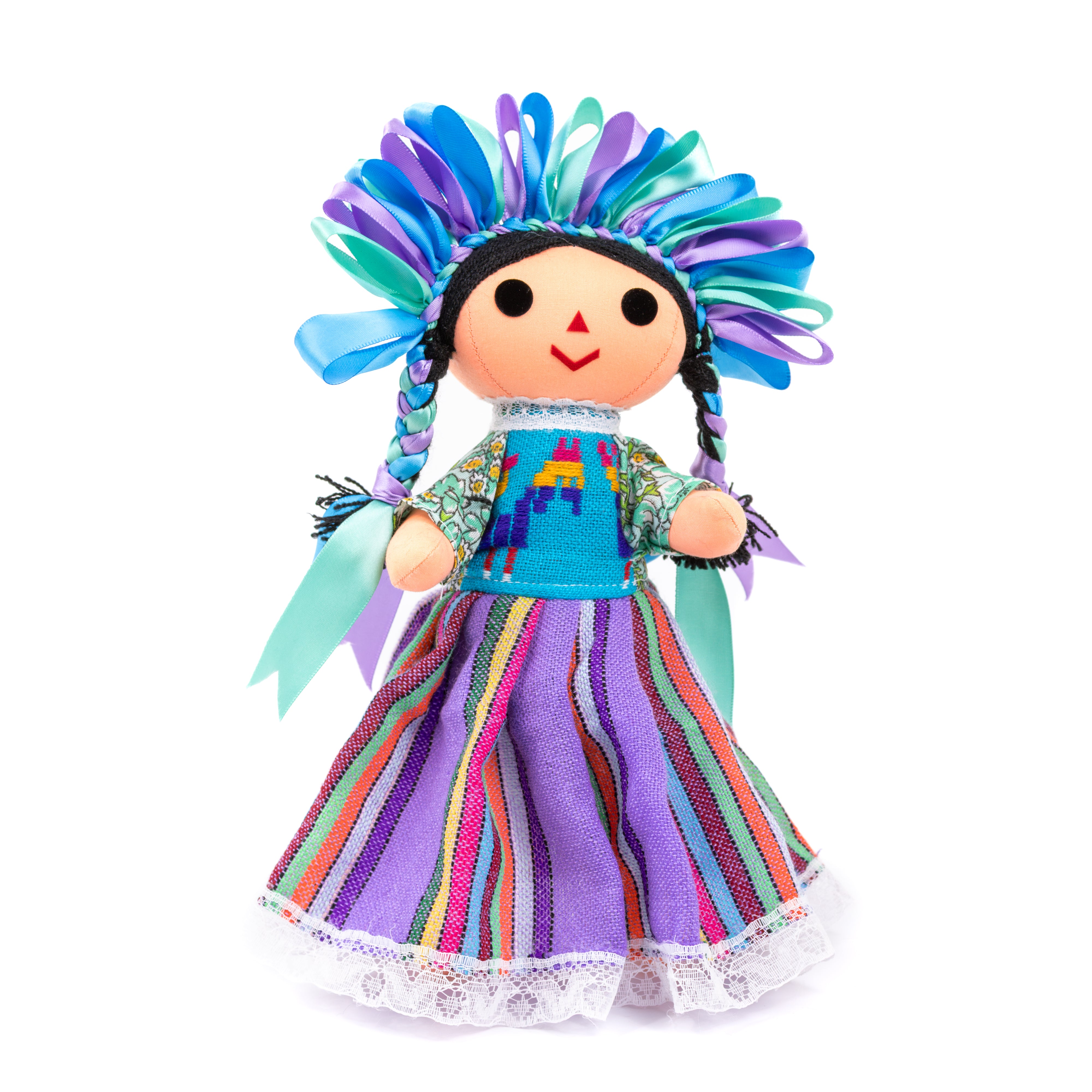 María Traditional Mexican Lelé Doll