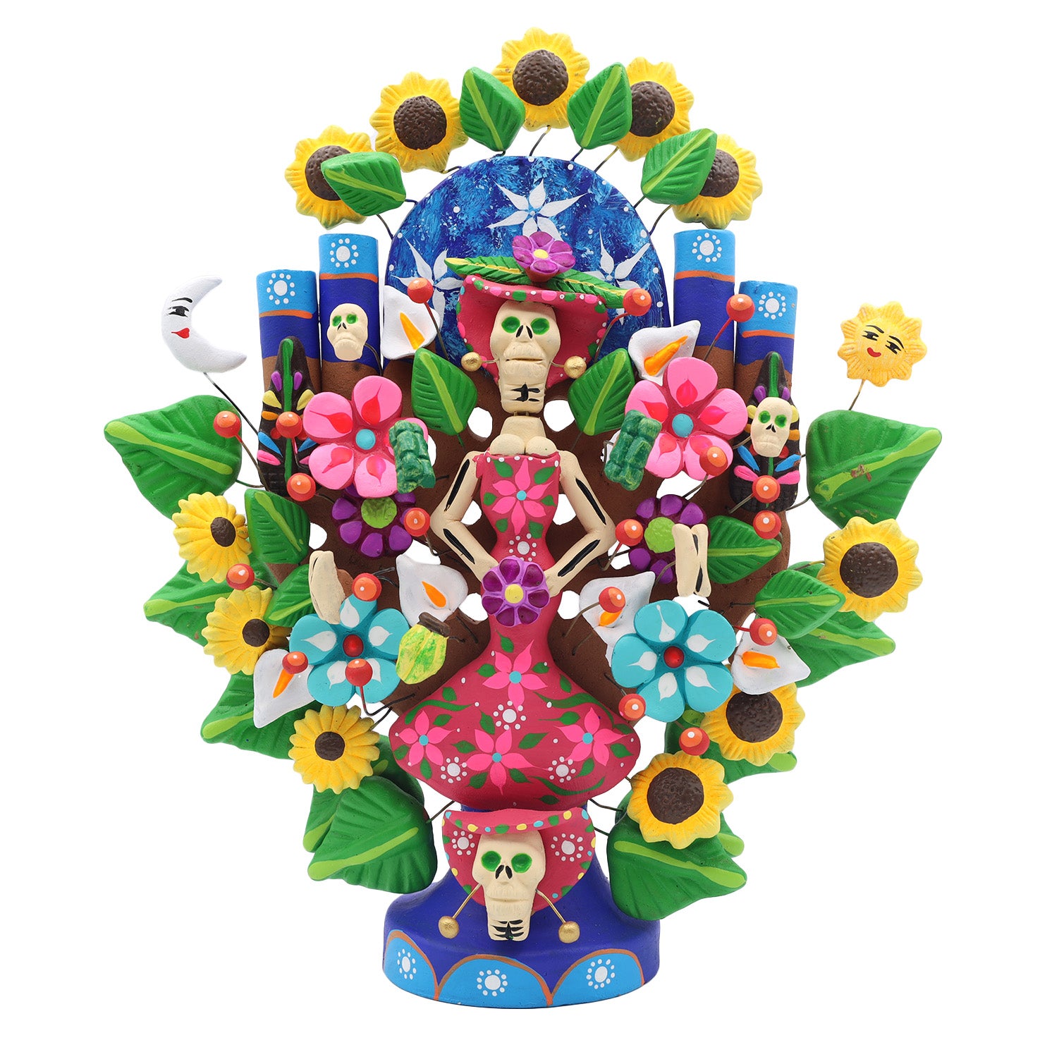 Day of the Dead Catrina Tree of Life 1ft Sculpture