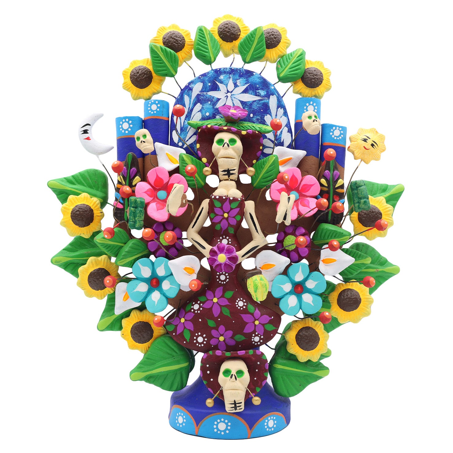 Day of the Dead Catrina Tree of Life 1ft Sculpture