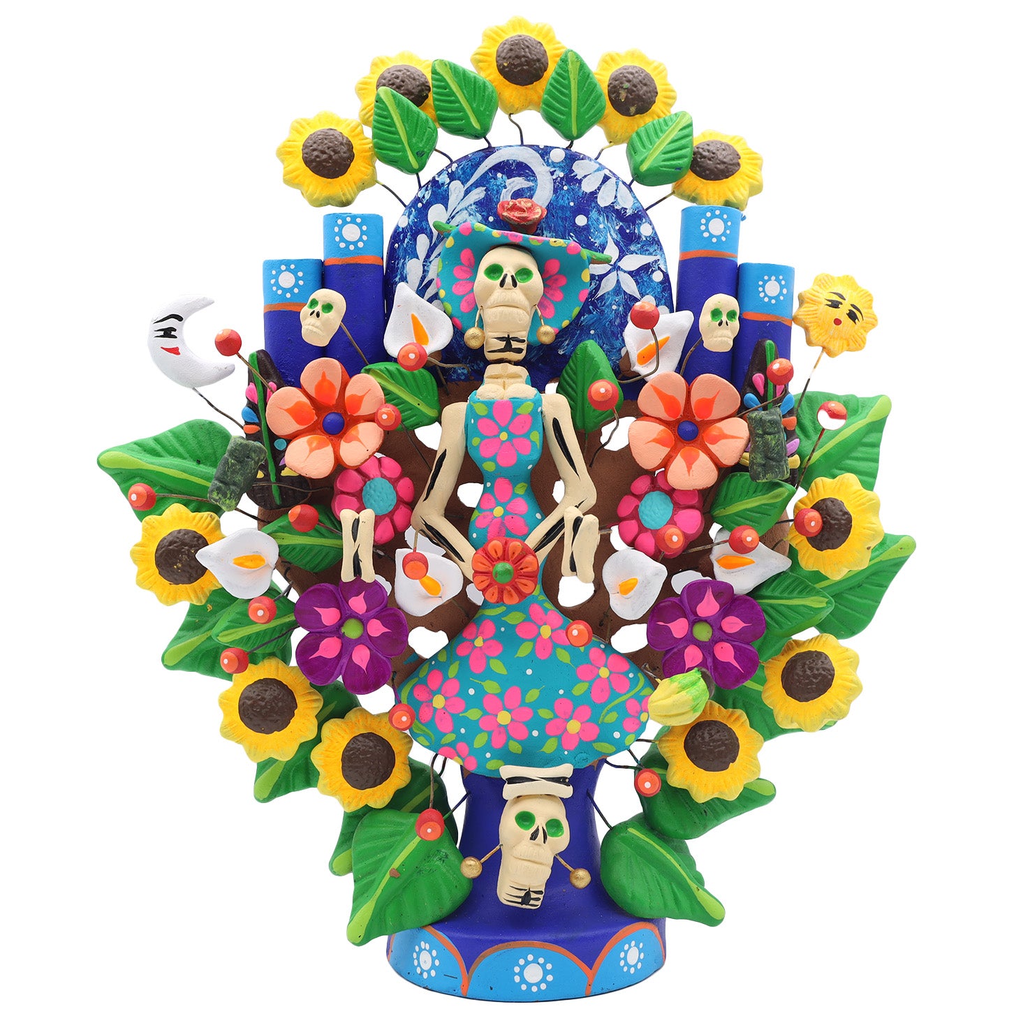 Day of the Dead Catrina Tree of Life 1ft Sculpture