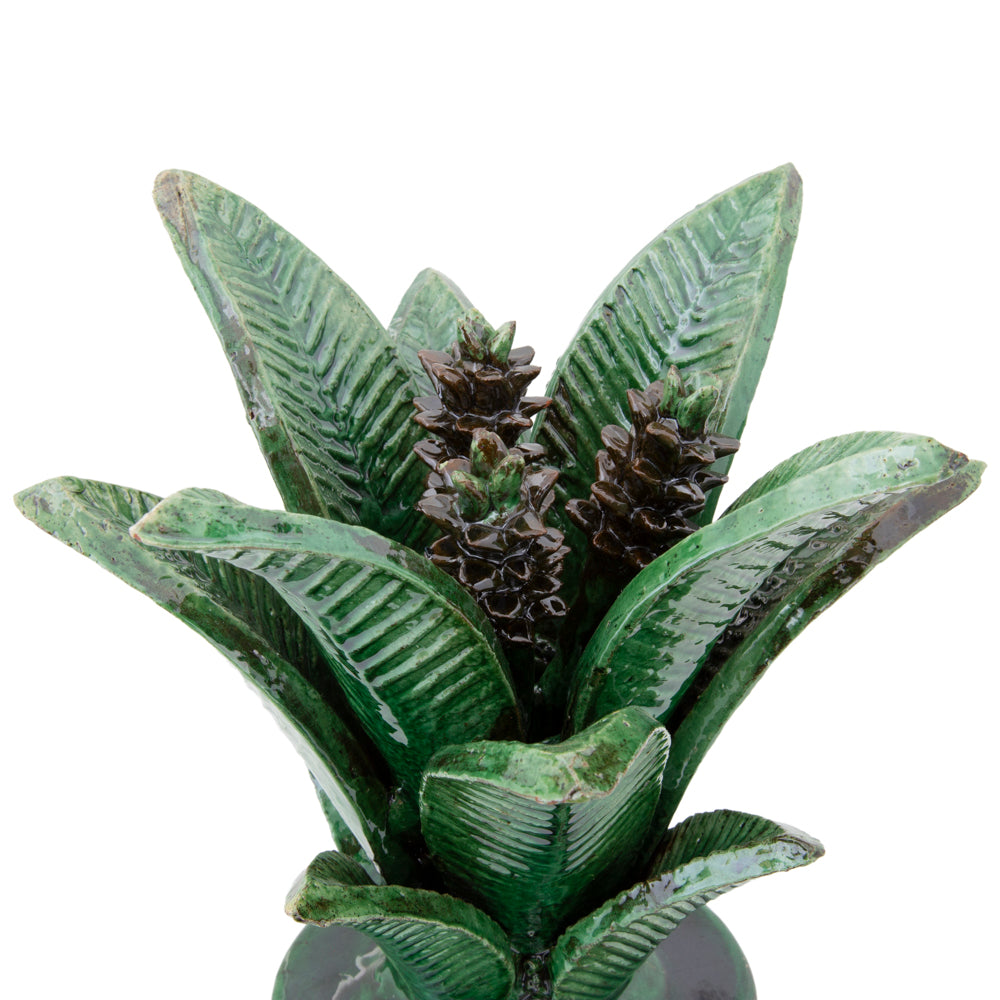 Piña Real 19" Decorative Pineapple Sculpture