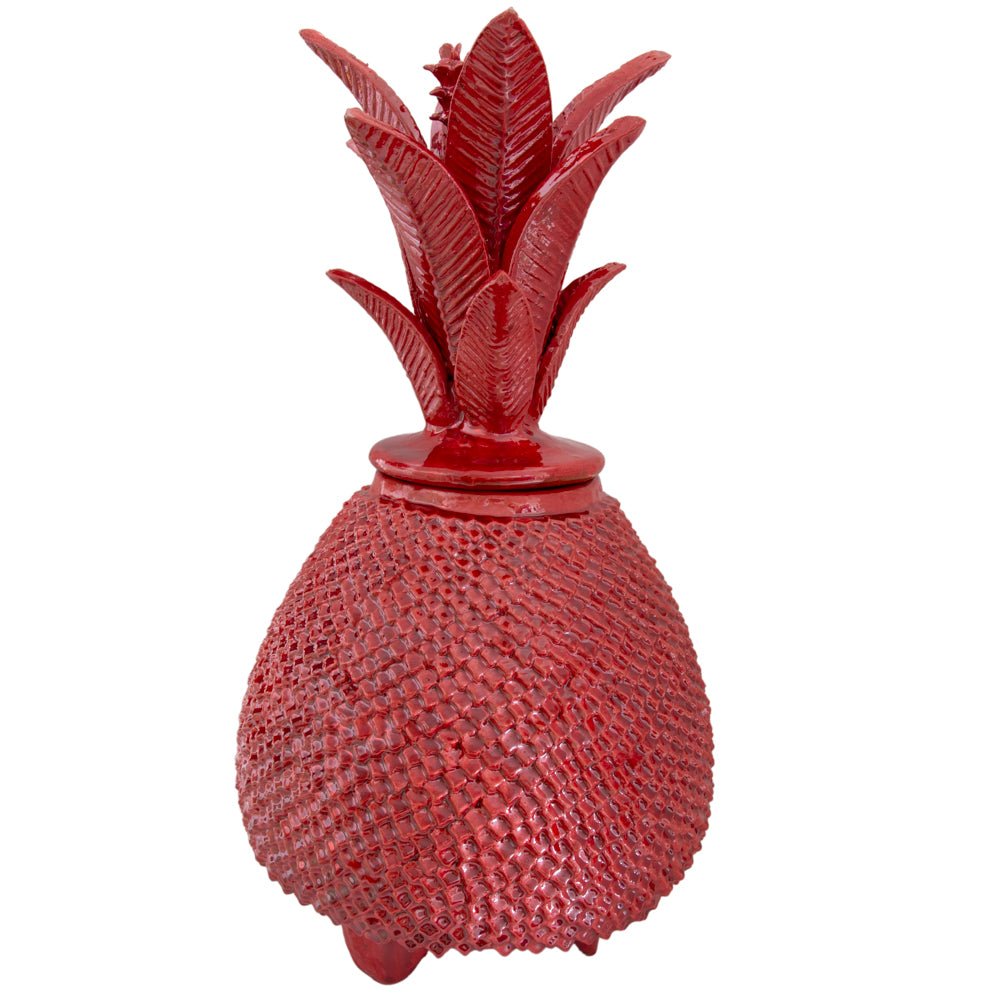 Piña Real 19" Decorative Pineapple Sculpture
