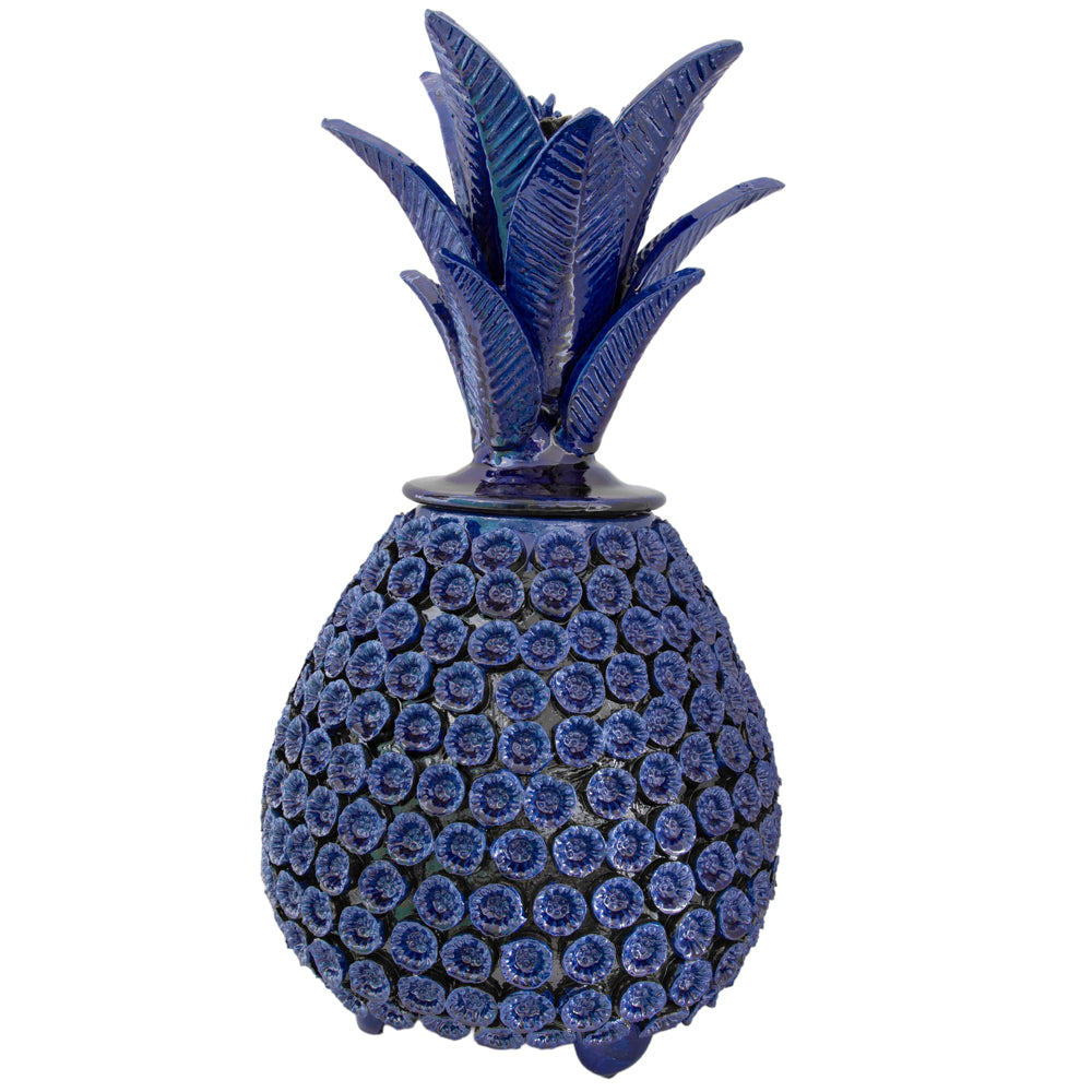 Piña Real 19" Decorative Pineapple Sculpture