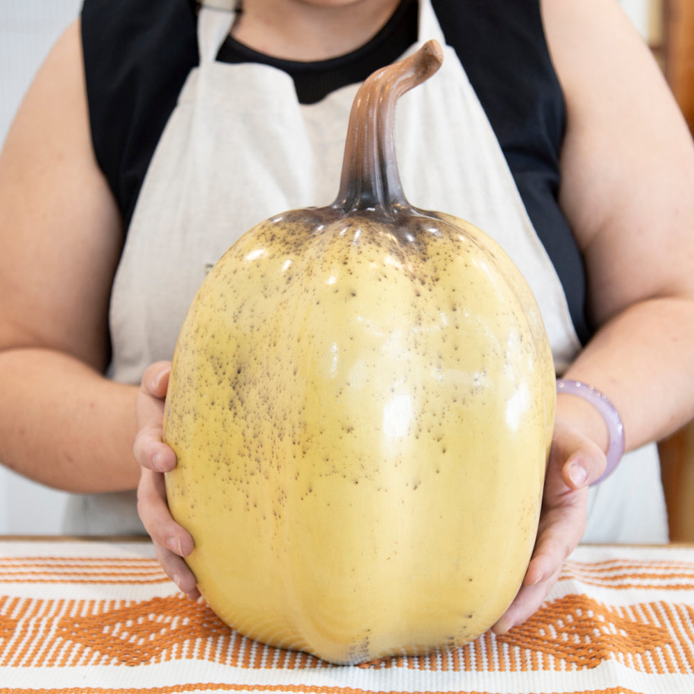 Zinepécuaro Tall Clay Pumpkin