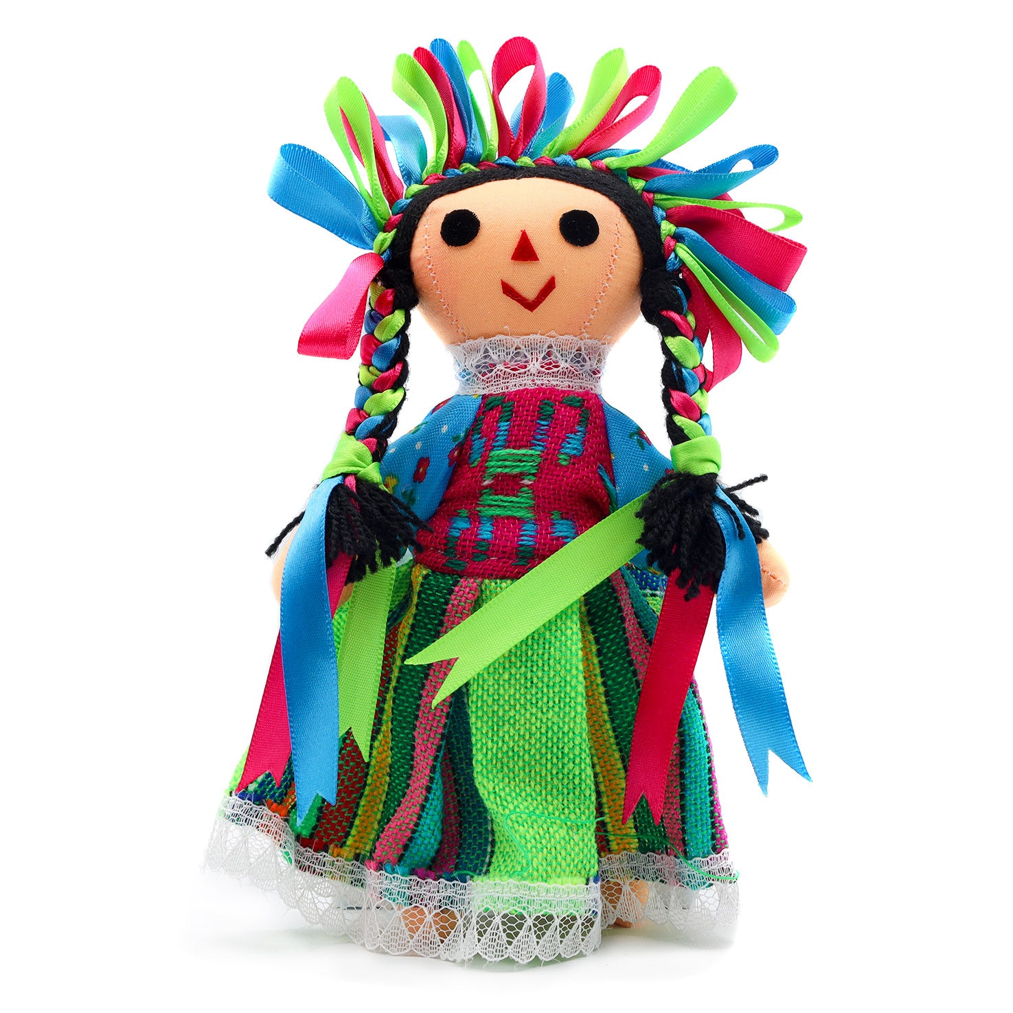 Small- Lupita Traditional Mexican Lelé Doll