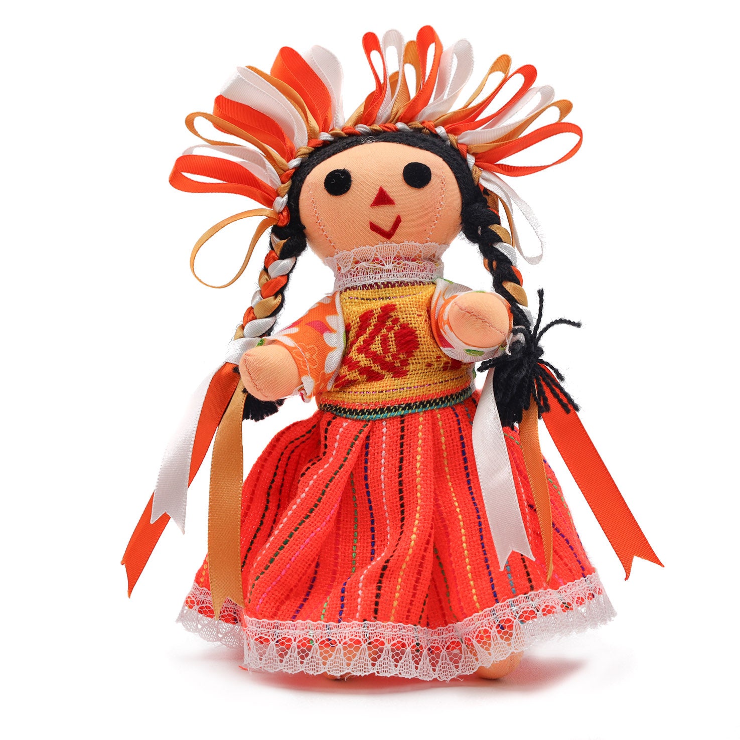 Small- Lupita Traditional Mexican Lelé Doll