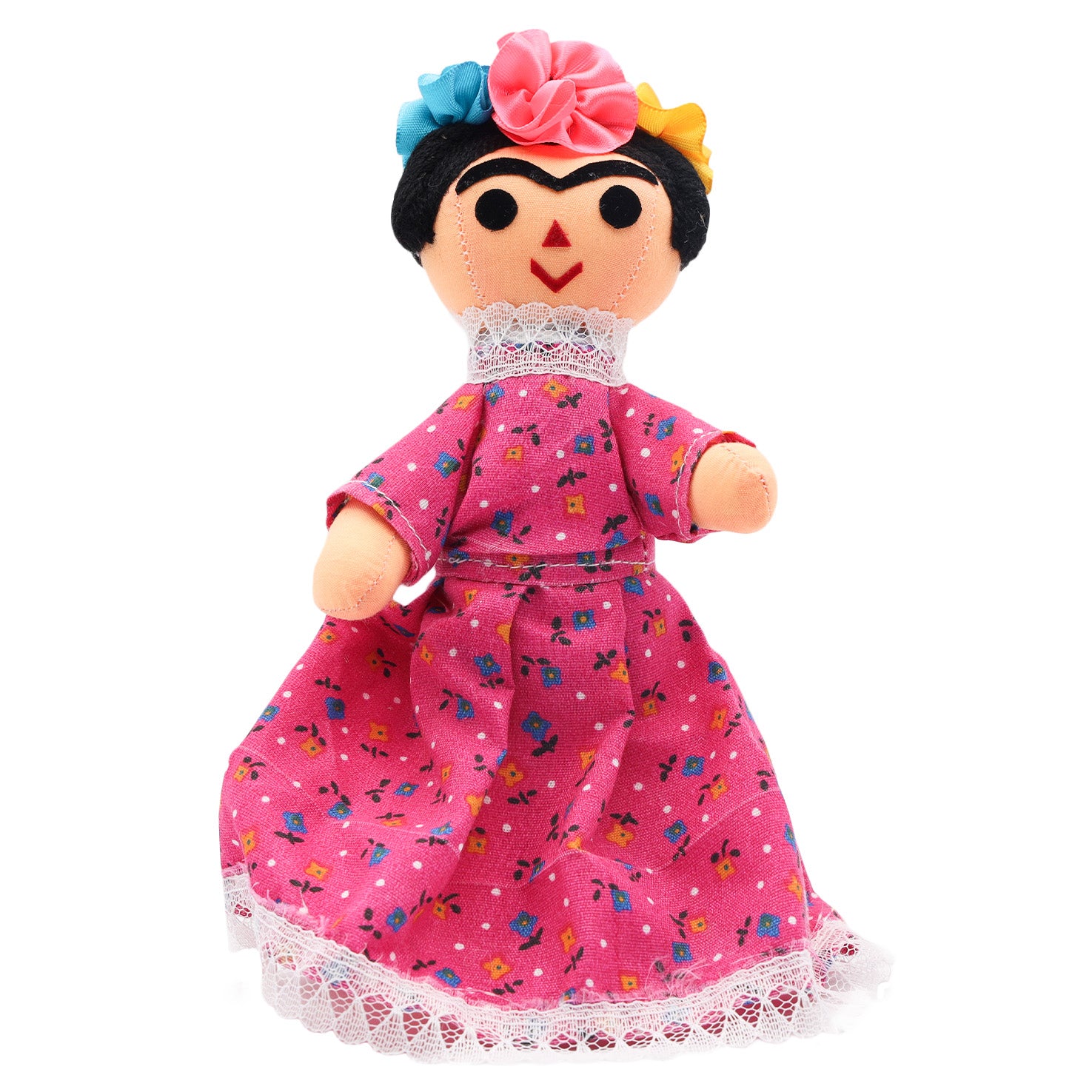 Small-Frida Traditional Mexican Lelé Doll