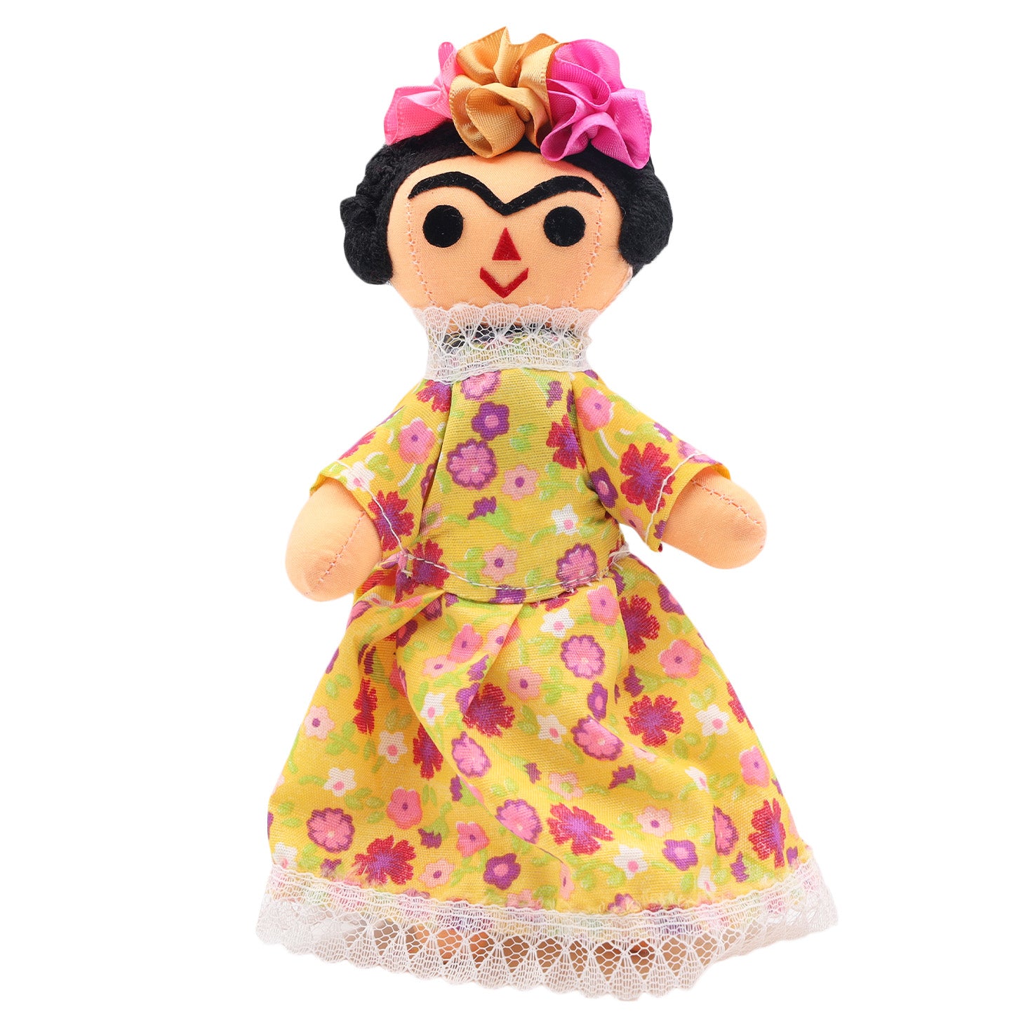 Small-Frida Traditional Mexican Lelé Doll