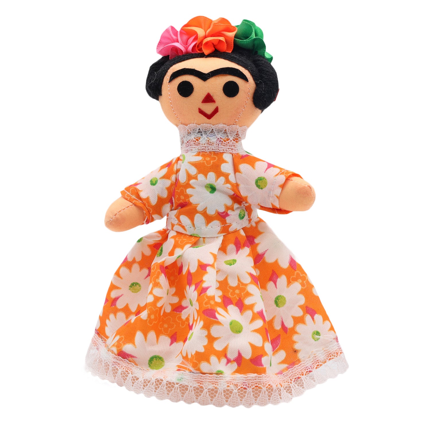 Frida Traditional Mexican Lelé Doll | Lolo Mexican Mercadito