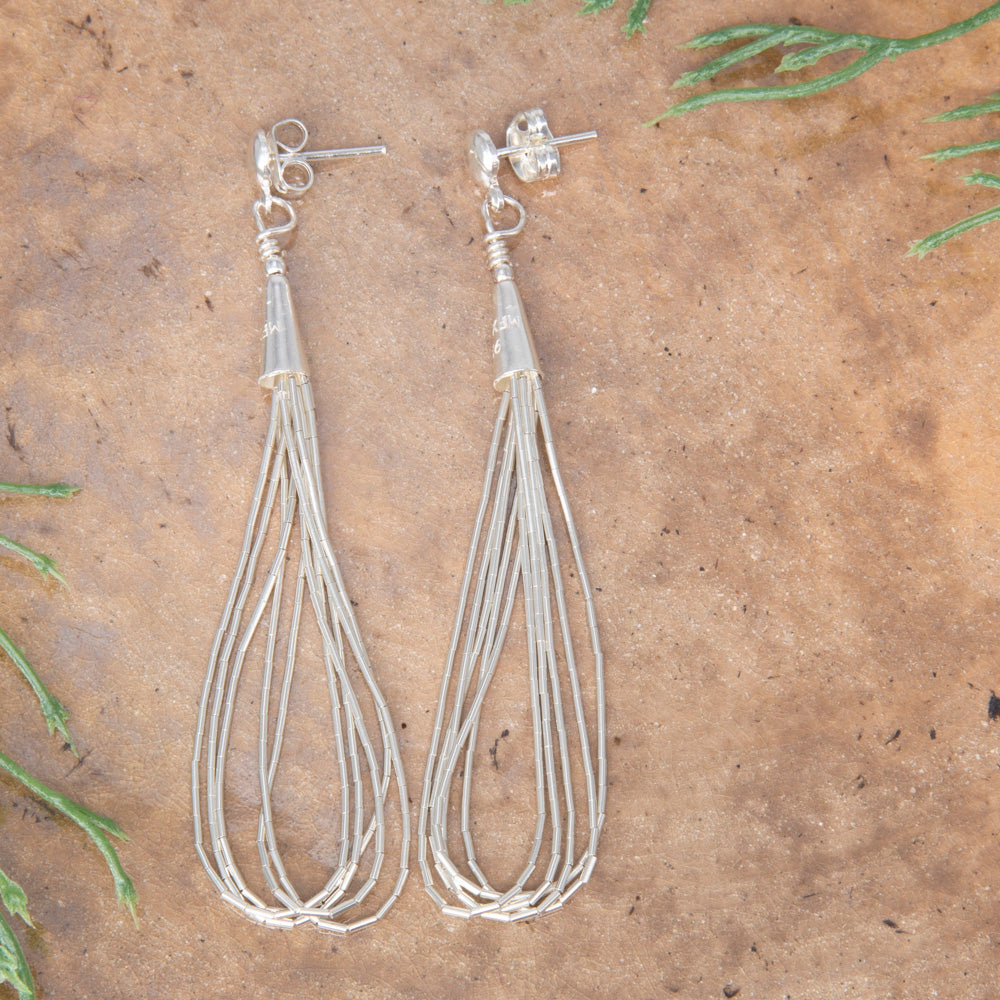 Sterling Silver Cuerda Earrings