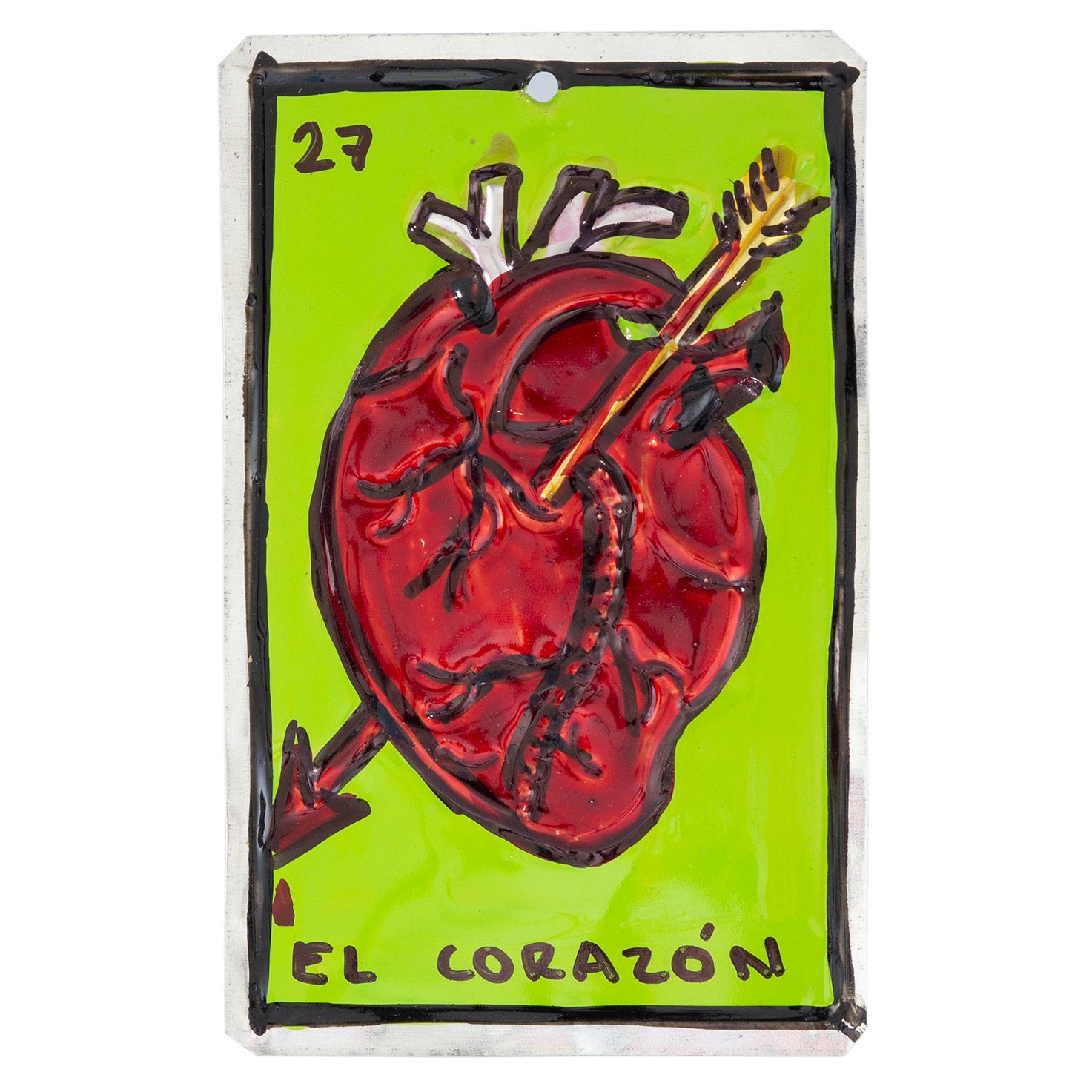 Lotería Tin Art Wall Ornament