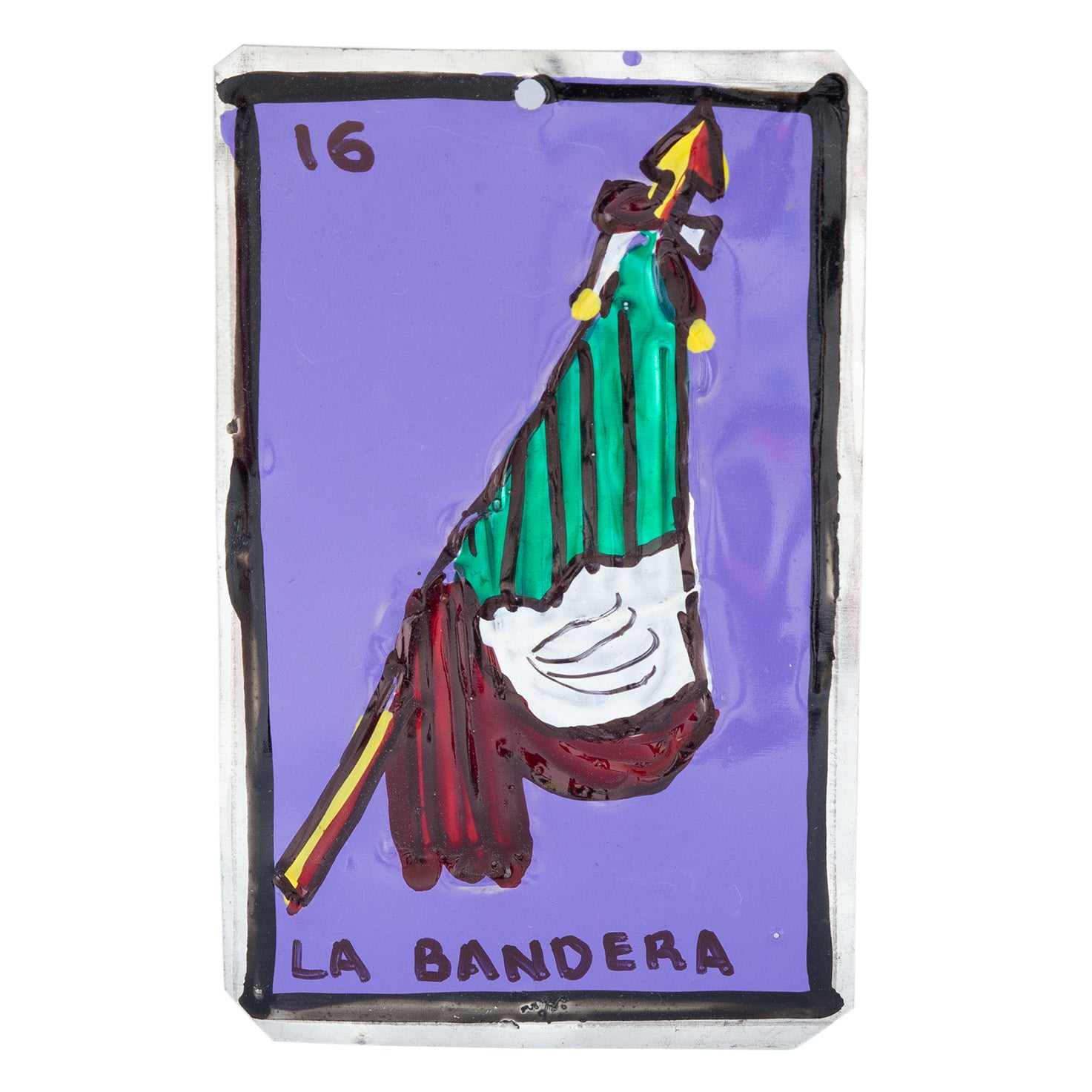 Lotería Tin Art Wall Ornament