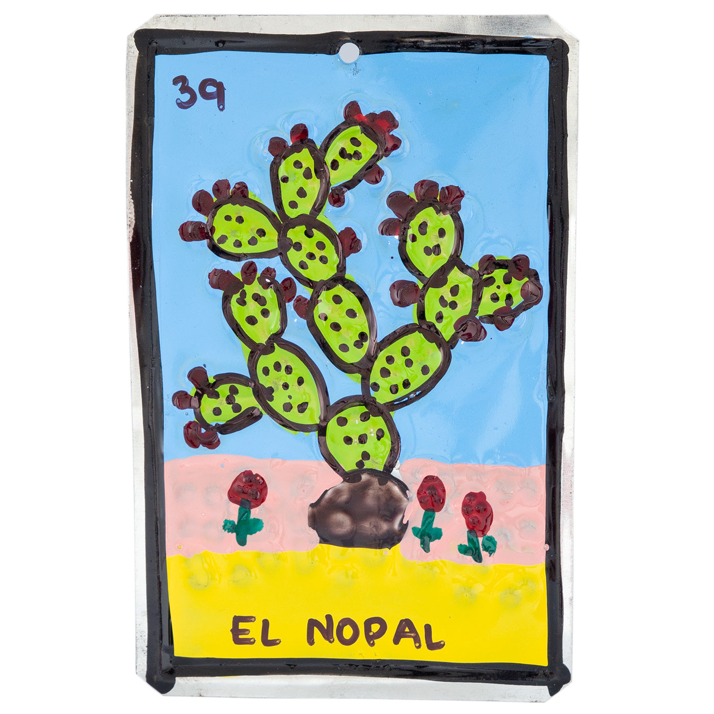 Lotería Tin Art Wall Ornament