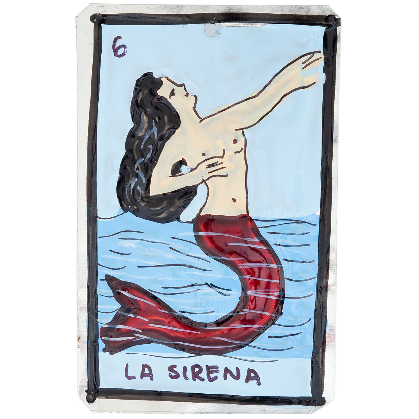 Lotería Tin Art Wall Ornament