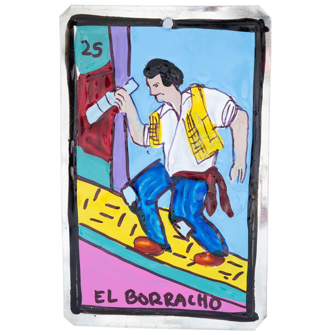 Lotería Tin Art Wall Ornament