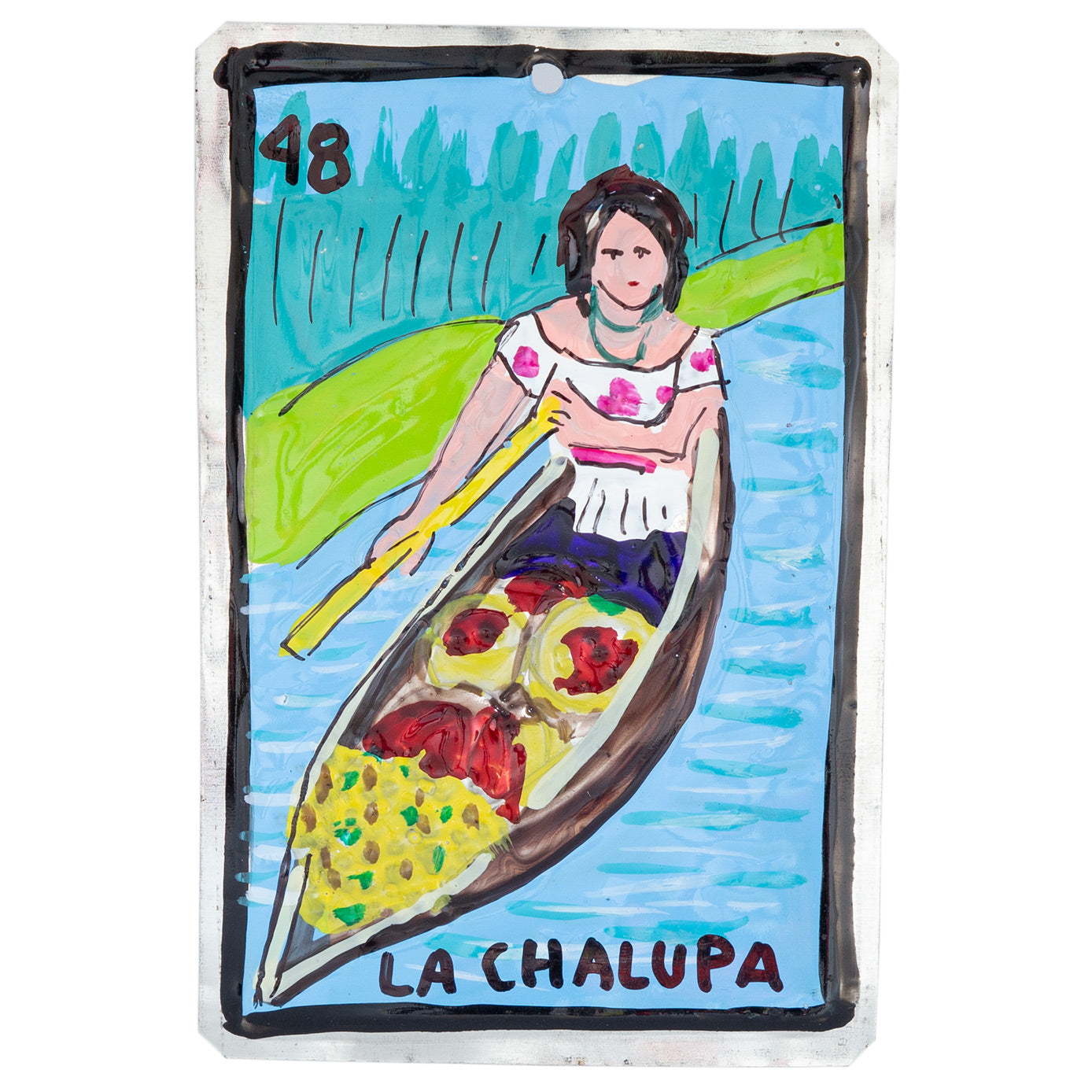 Lotería Tin Art Wall Ornament