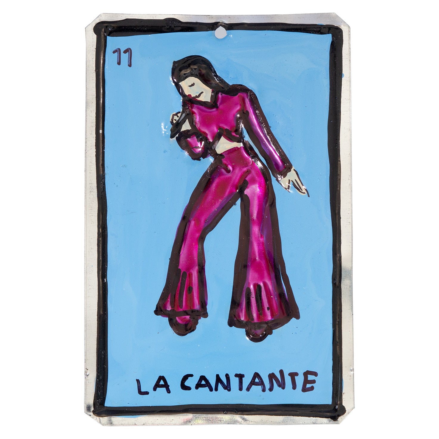 Lotería Tin Art Wall Ornament