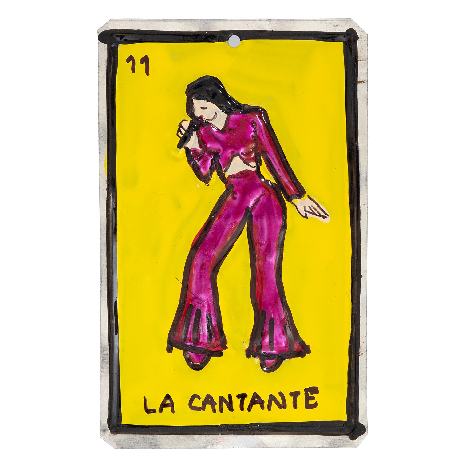 Lotería Tin Art Wall Ornament