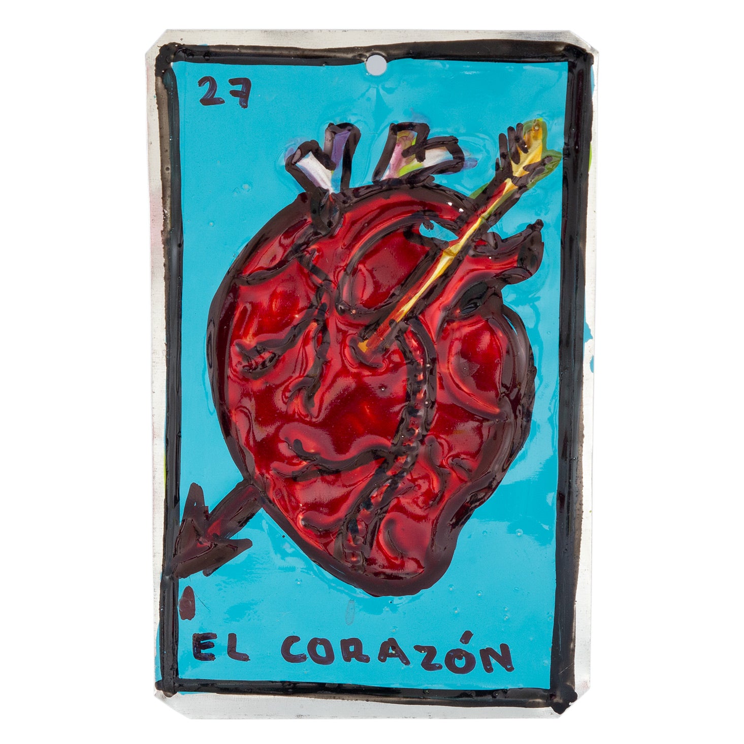 Lotería Tin Art Wall Ornament