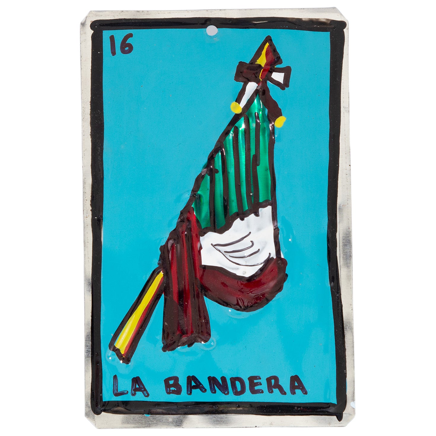 Lotería Tin Art Wall Ornament