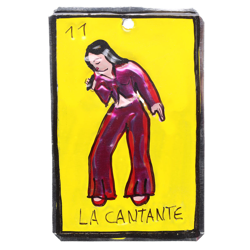 Lotería Tin Art Wall Ornament