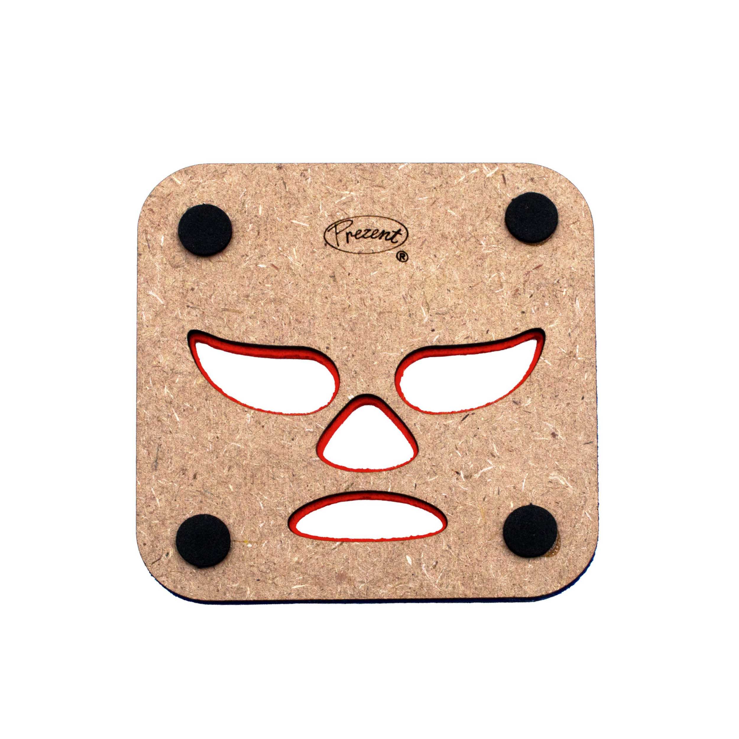 Felt Luchavasos Coasters (Set of 4)