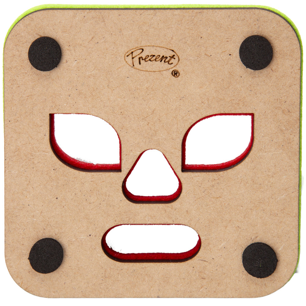 Felt Luchavasos Coasters (Set of 4)