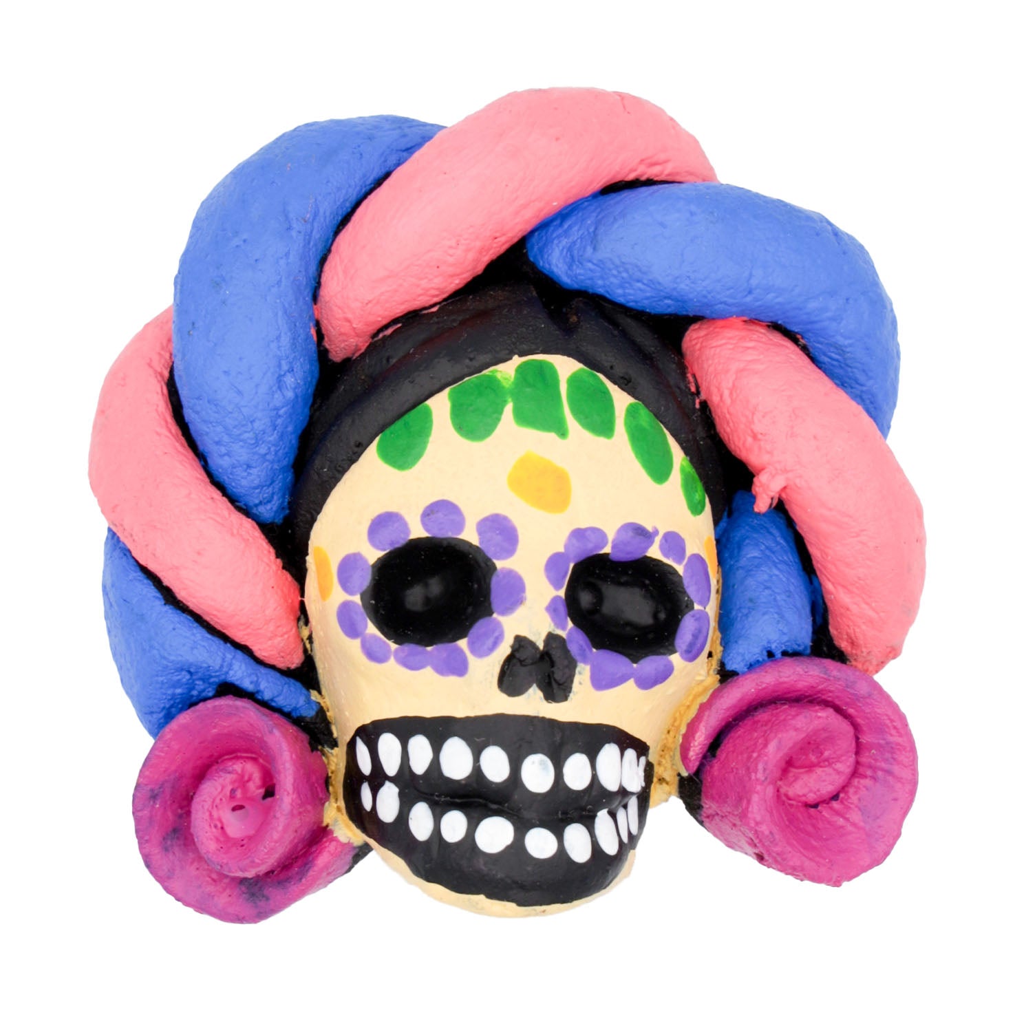 Floral Crown Sugar Skull Magnet