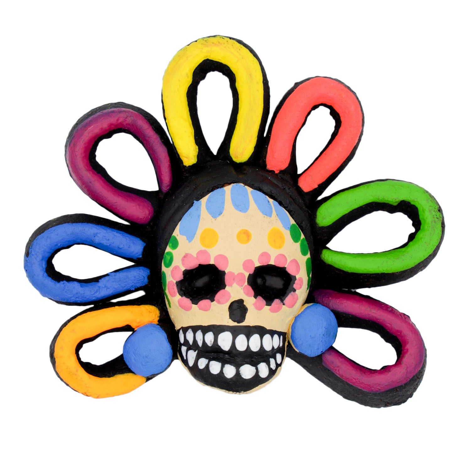 Lelé Headpiece Sugar Skull Magnet