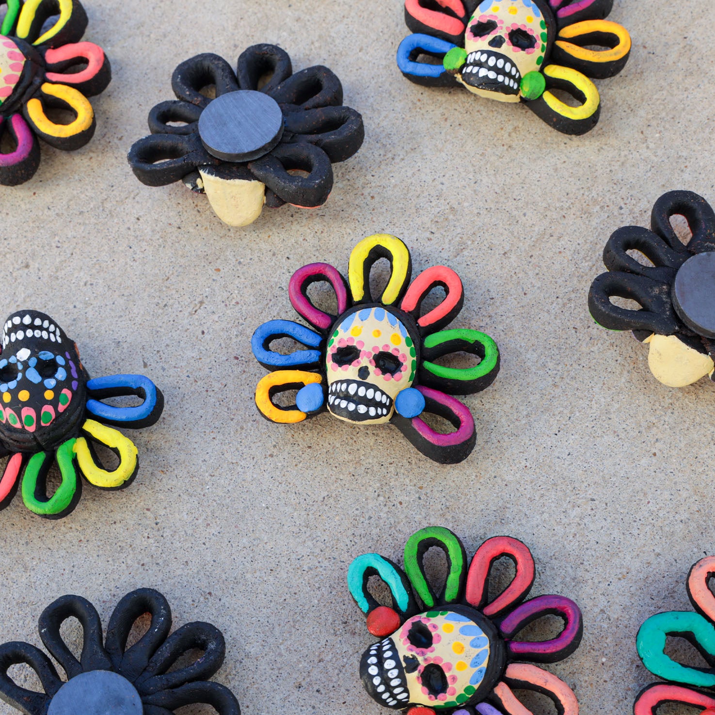 Lelé Headpiece Sugar Skull Magnet