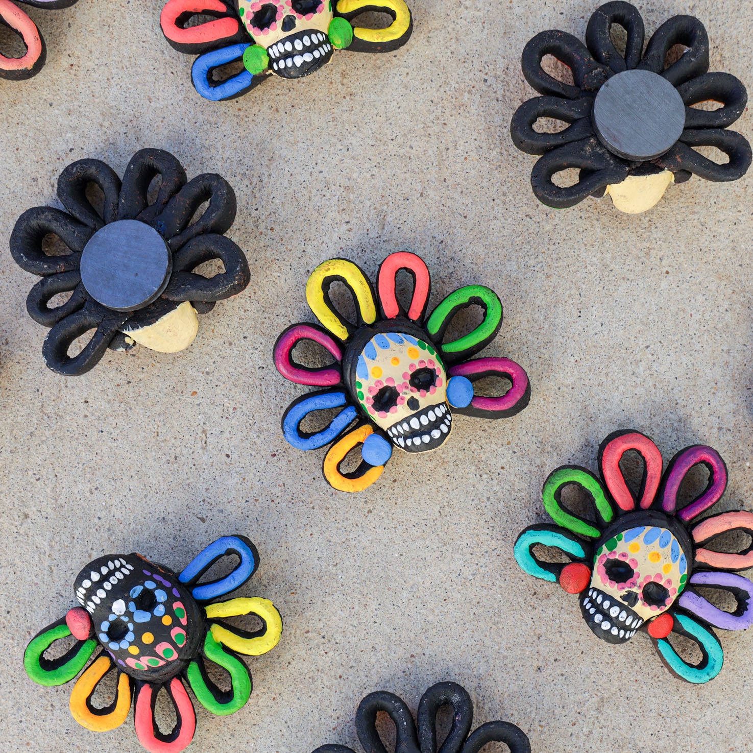 Lelé Headpiece Sugar Skull Magnet